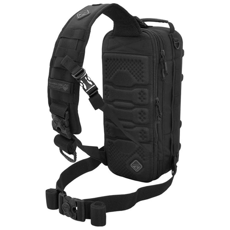 Sac à dos à bandoulière Plan-B Hard Shell Sling Pack 16 L Hazard 4 - Black