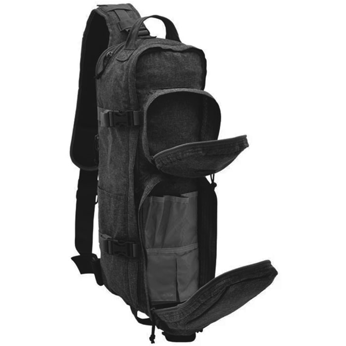 Sac à dos à bandoulière Plan-B Classic Sling Pack 11,8 L Hazard 4  - Black