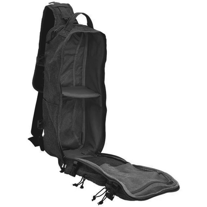 Sac à dos à bandoulière Plan-B Classic Sling Pack 11,8 L Hazard 4  - Black