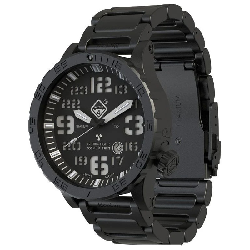 Montre Heavy Water Diver Nightwatch Bracelet Hazard 4 - Black