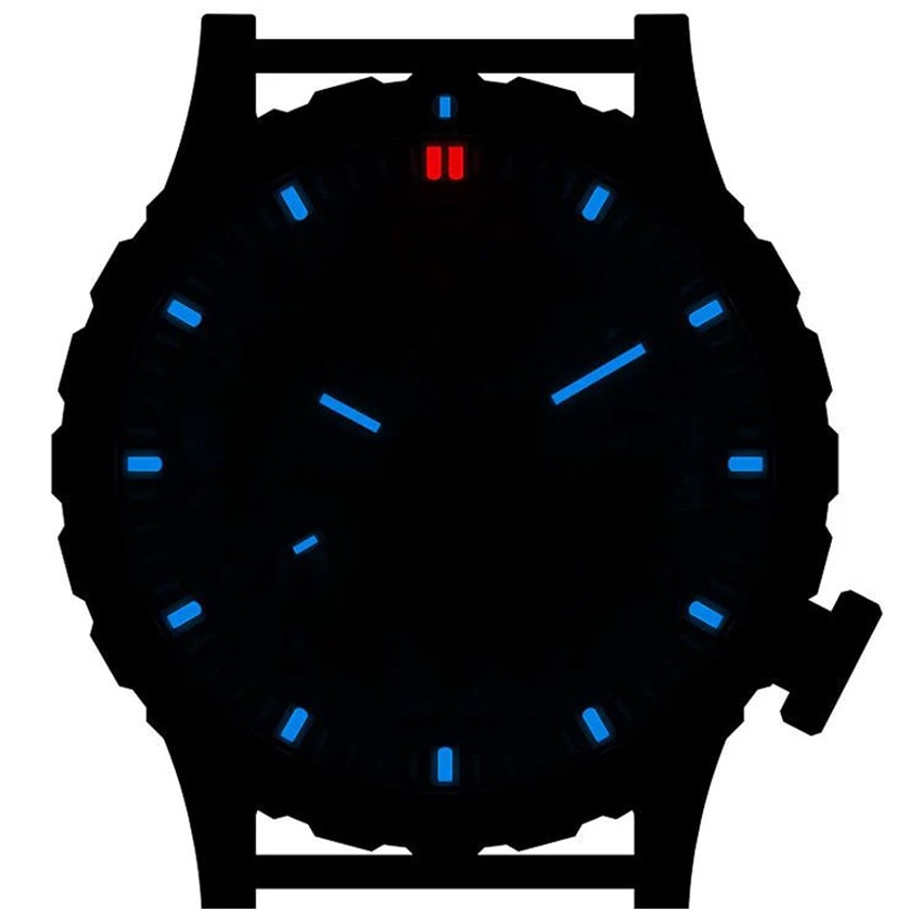 Montre Heavy Water Diver Blackout A Hazard 4 - Black