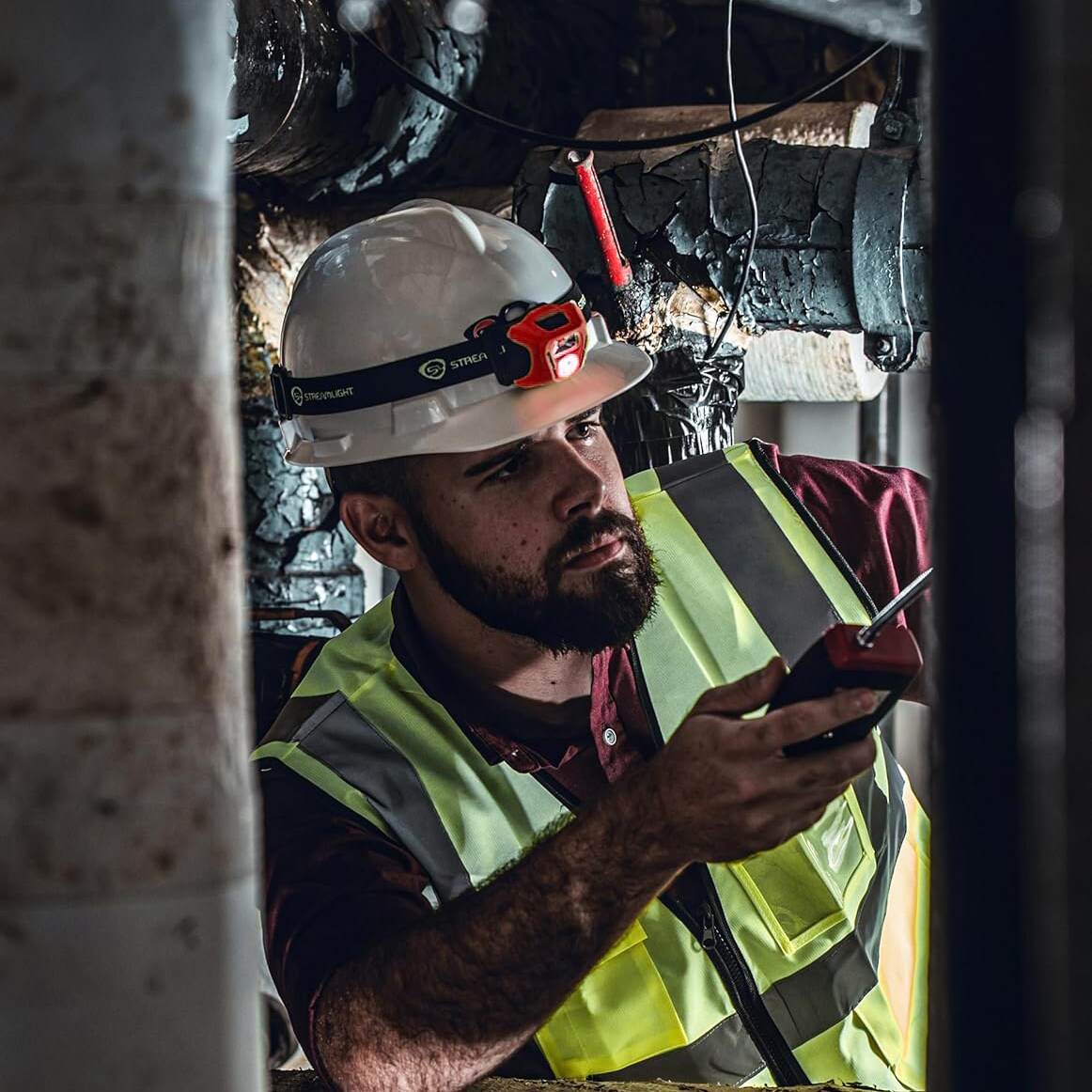 Lampe frontale Enduro Pro Haz-Lo - 160 lumens Streamlight - Orange