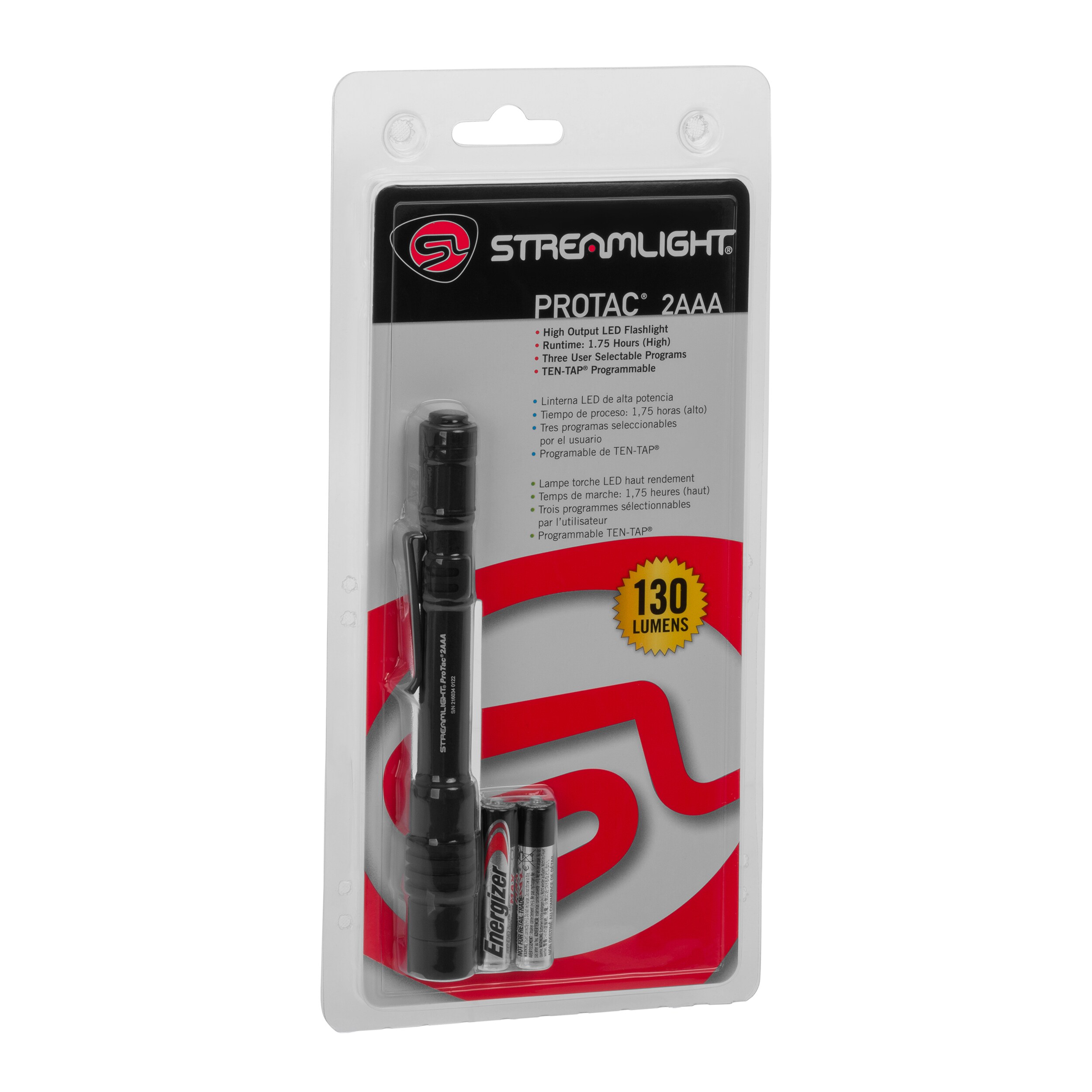 Lampe de poche Protac 2AAA - 130 lumens Streamlight - Black