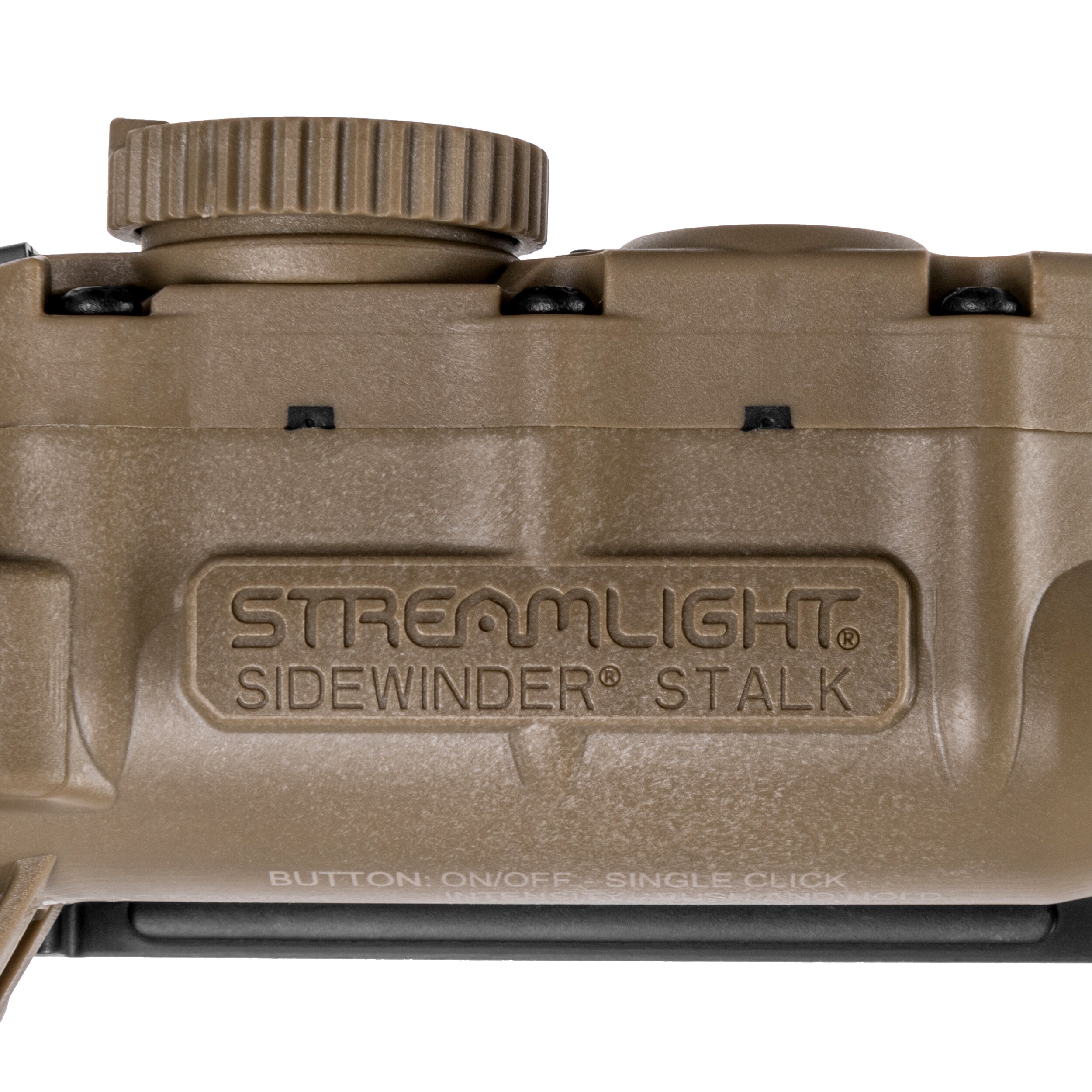 Lampe de poche pour casque Sidewinder Stalk Helmet Clips E-Mount Streamlight Coyote - 76 lumens