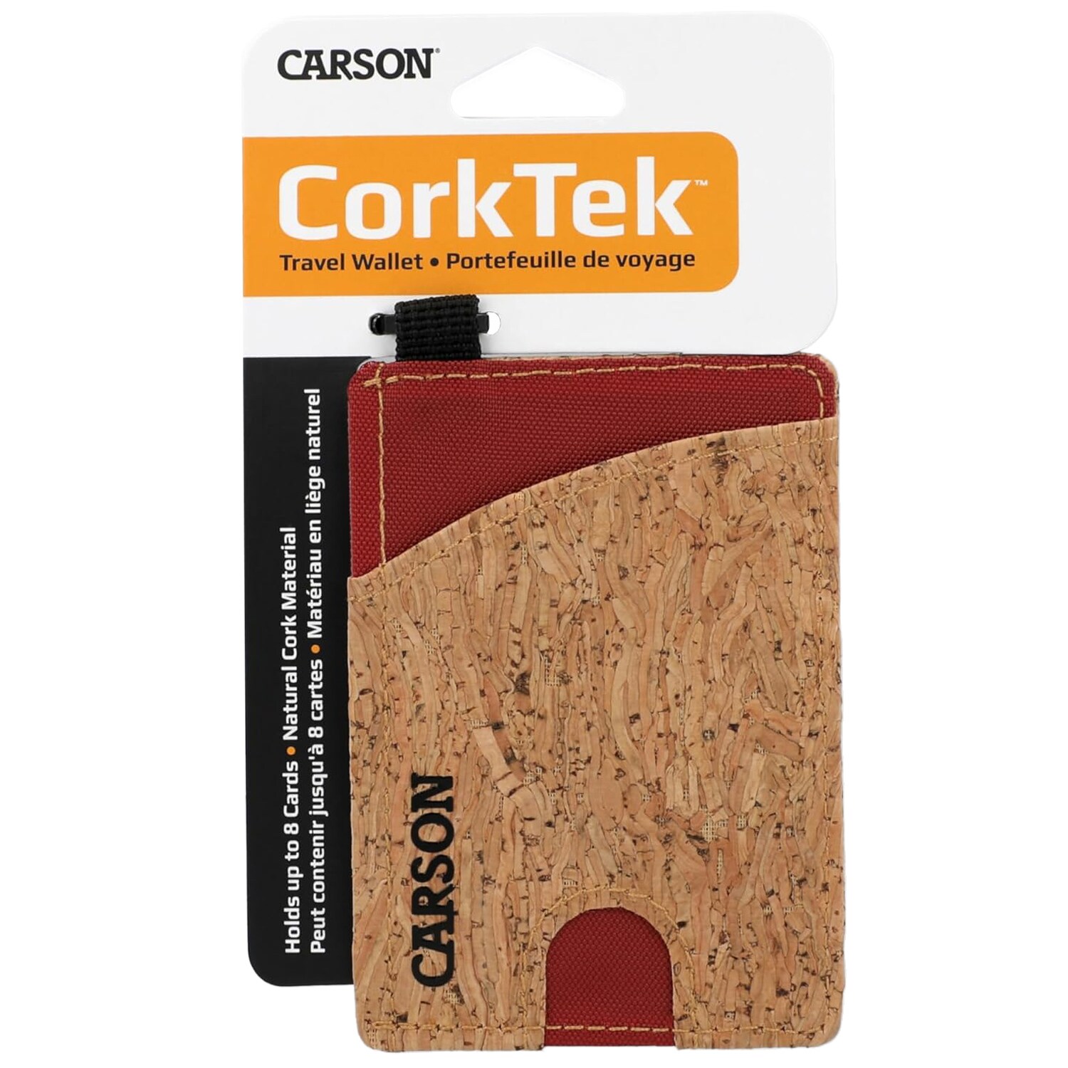 Portefeuille étanche Cork Carson - Rust