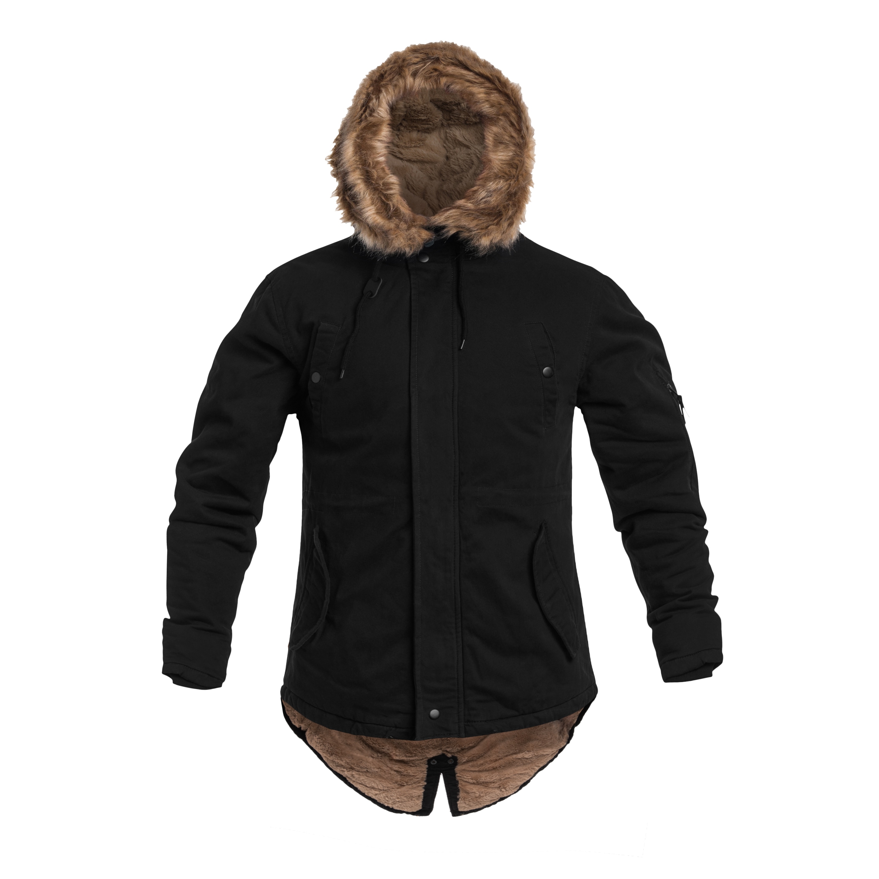 Veste Fish Tail Parka Military Wear - Black