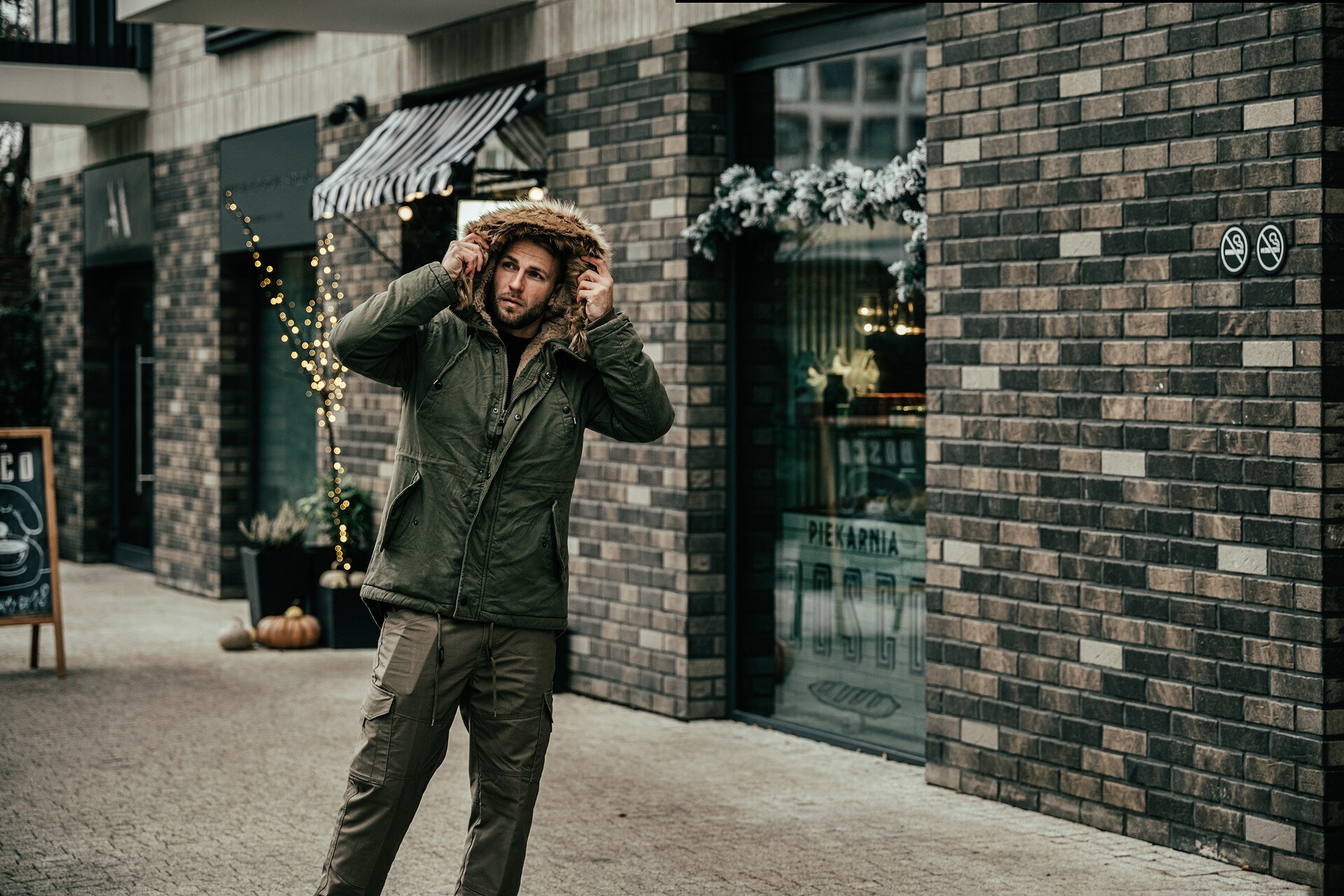 Veste Fish Tail Parka Military Wear - Olive