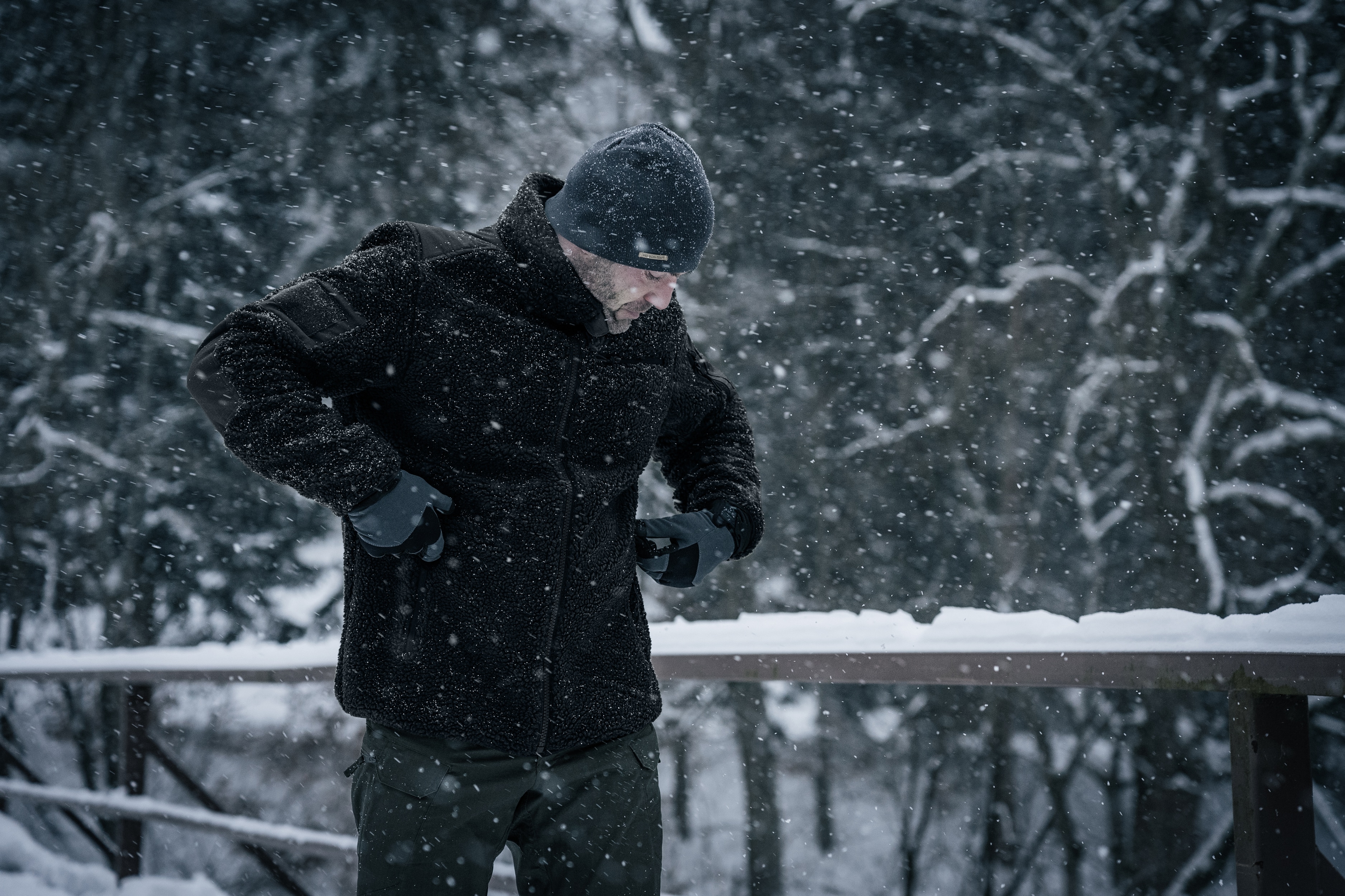 Polaire Tactical Teddyfleece Military Wear - Black