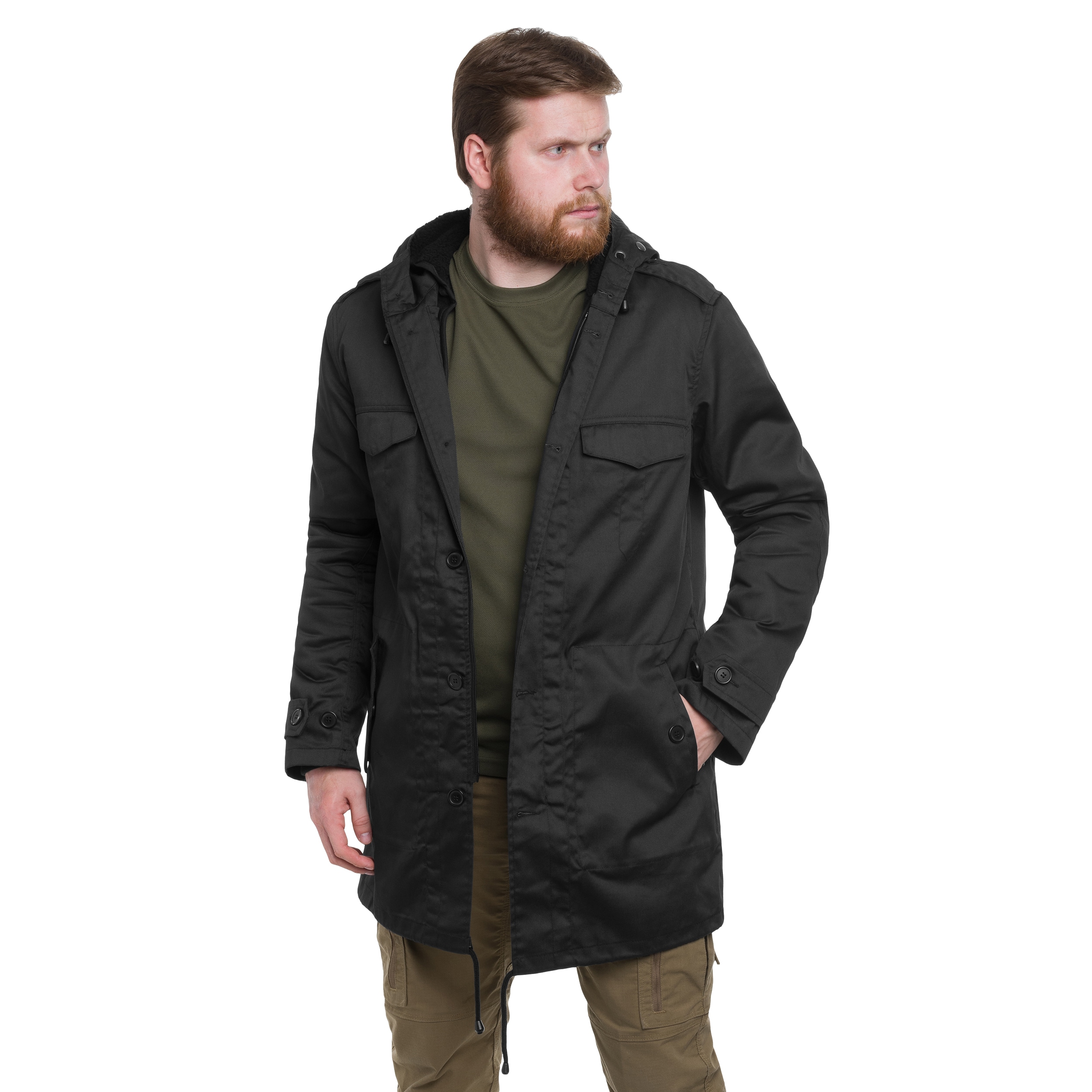 Veste BW Parka Forest Brandit - Black
