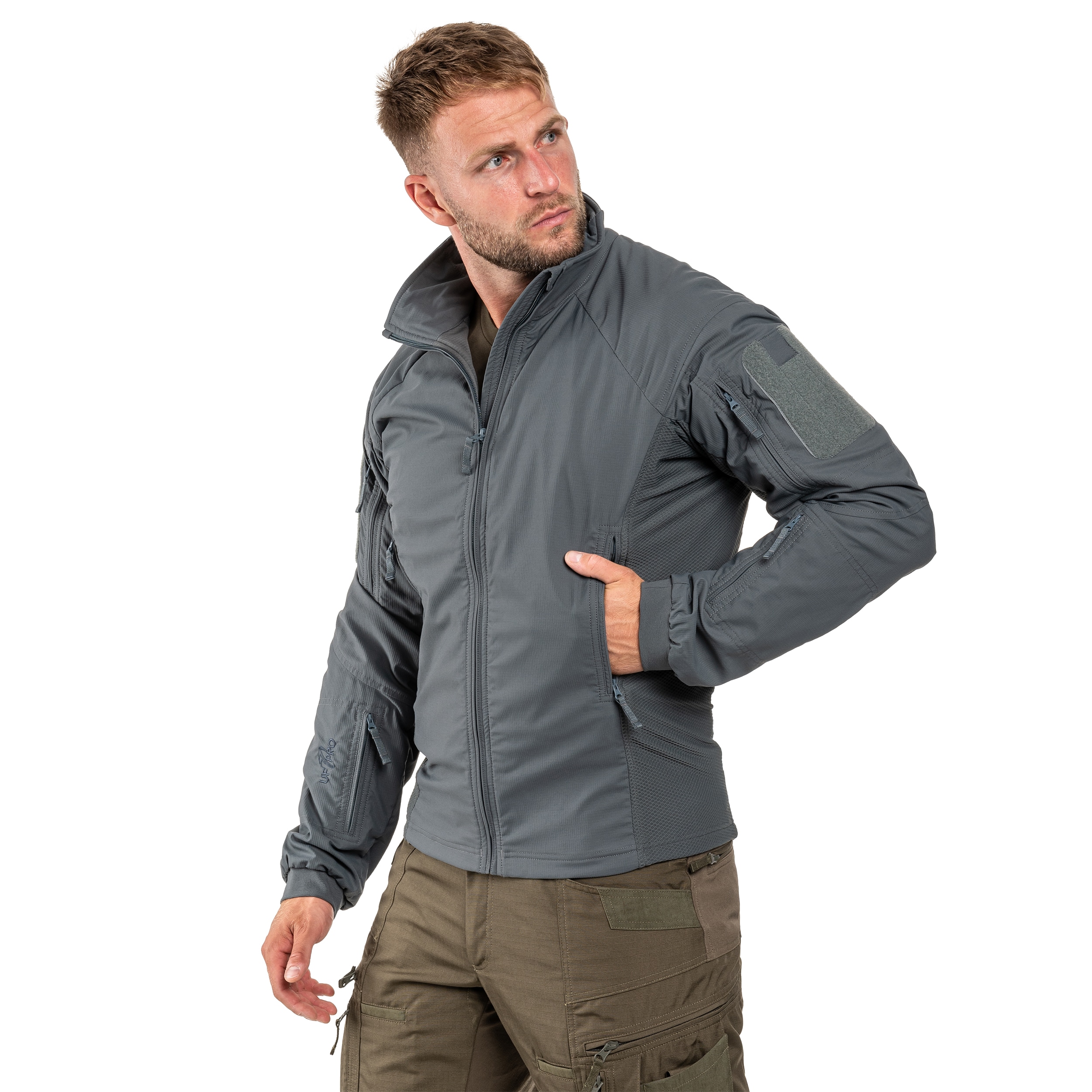 Veste Hunter FZ Gen.2 Tactical Softshell UF PRO - Steel Grey