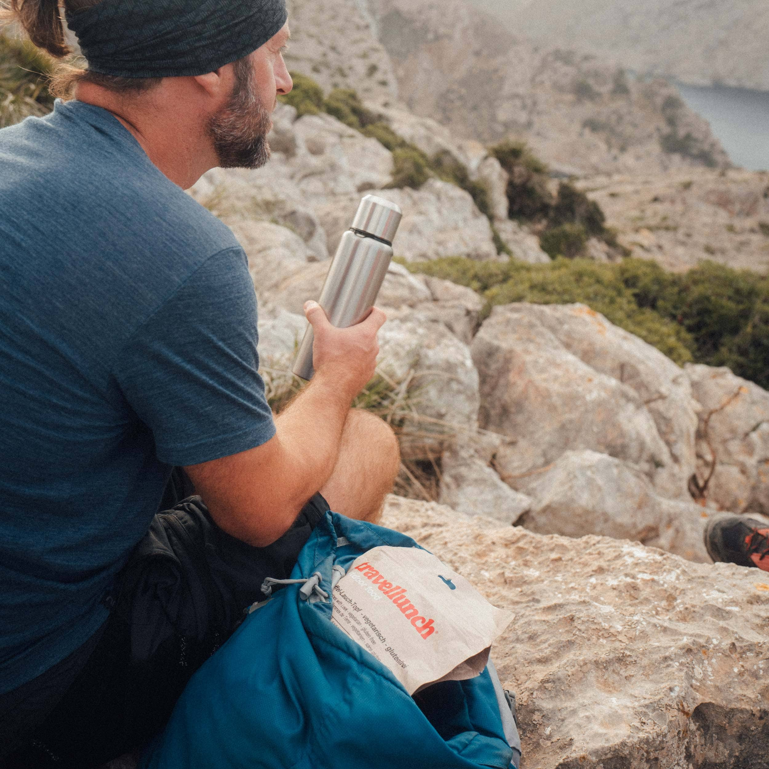 Aliments lyophilisés riz au lait aux pommes et à la cannelle 100 g Travellunch