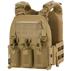 Gilet tactique de type Plate Carrier Cuirass Fast Elite M-Tac - Coyote