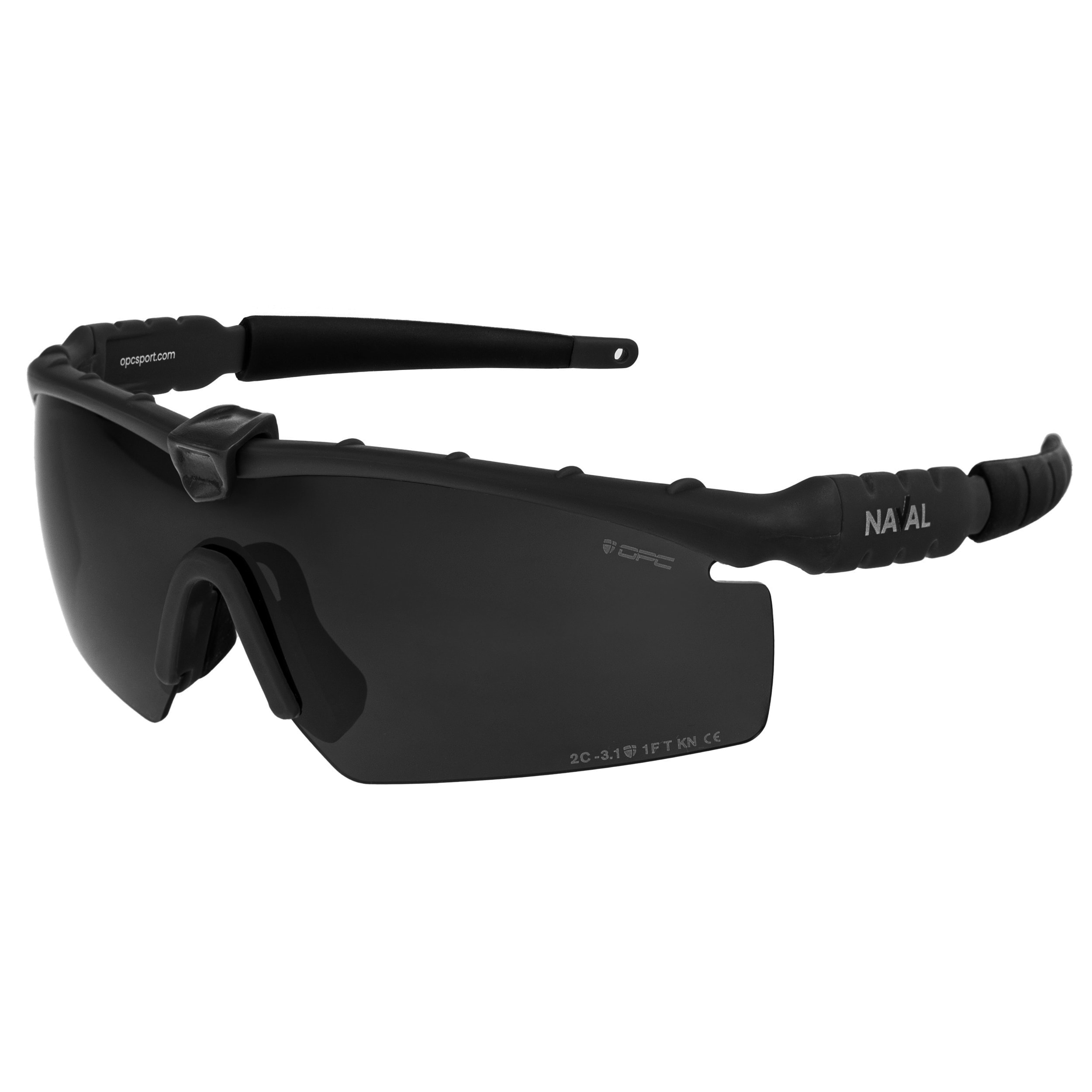 Lunettes tactiques Tactic Naval Set OPC - Matt Black/Smoke/Yellow