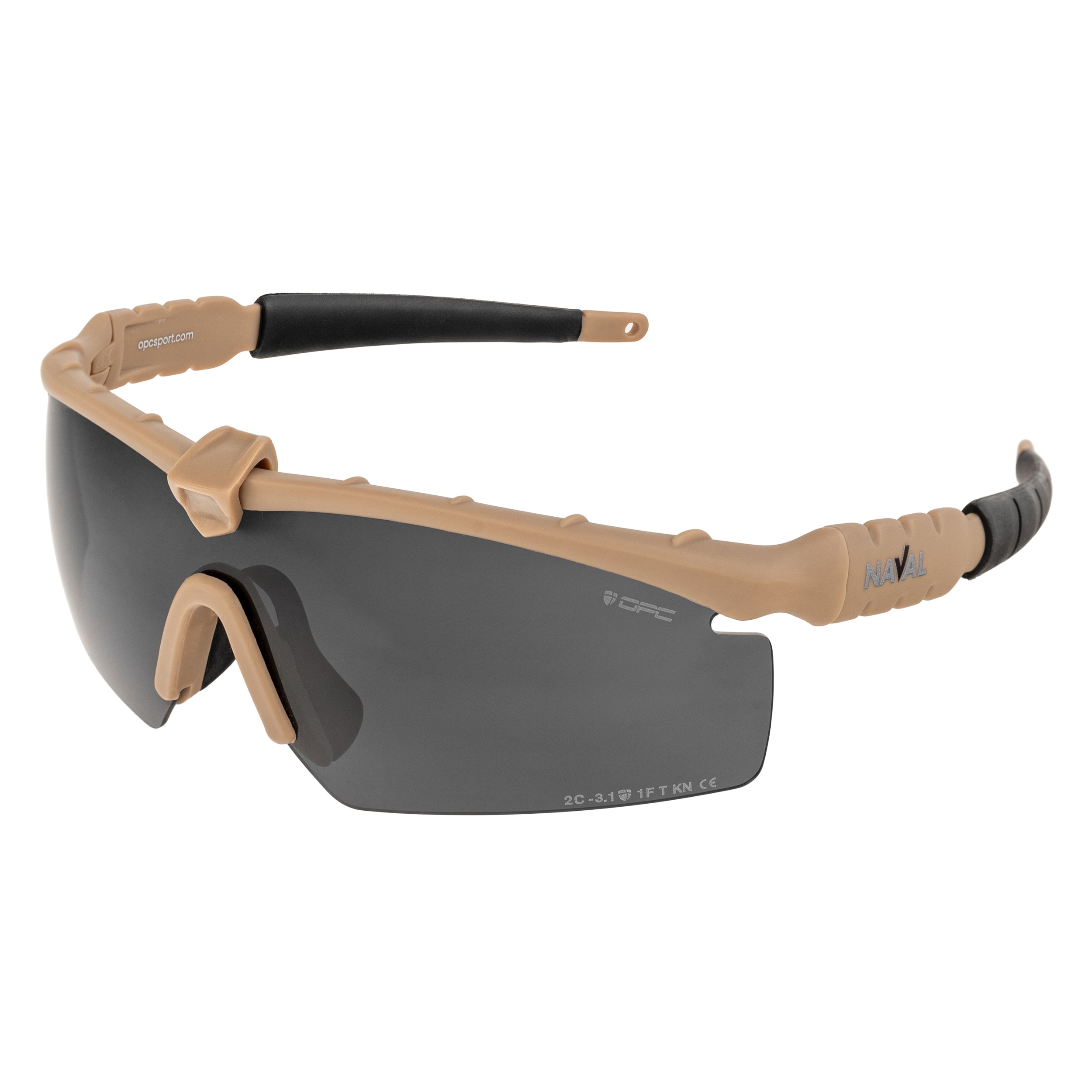Lunettes tactiques Tactic Naval Set OPC - Matt Khaki/Smoke/Yellow