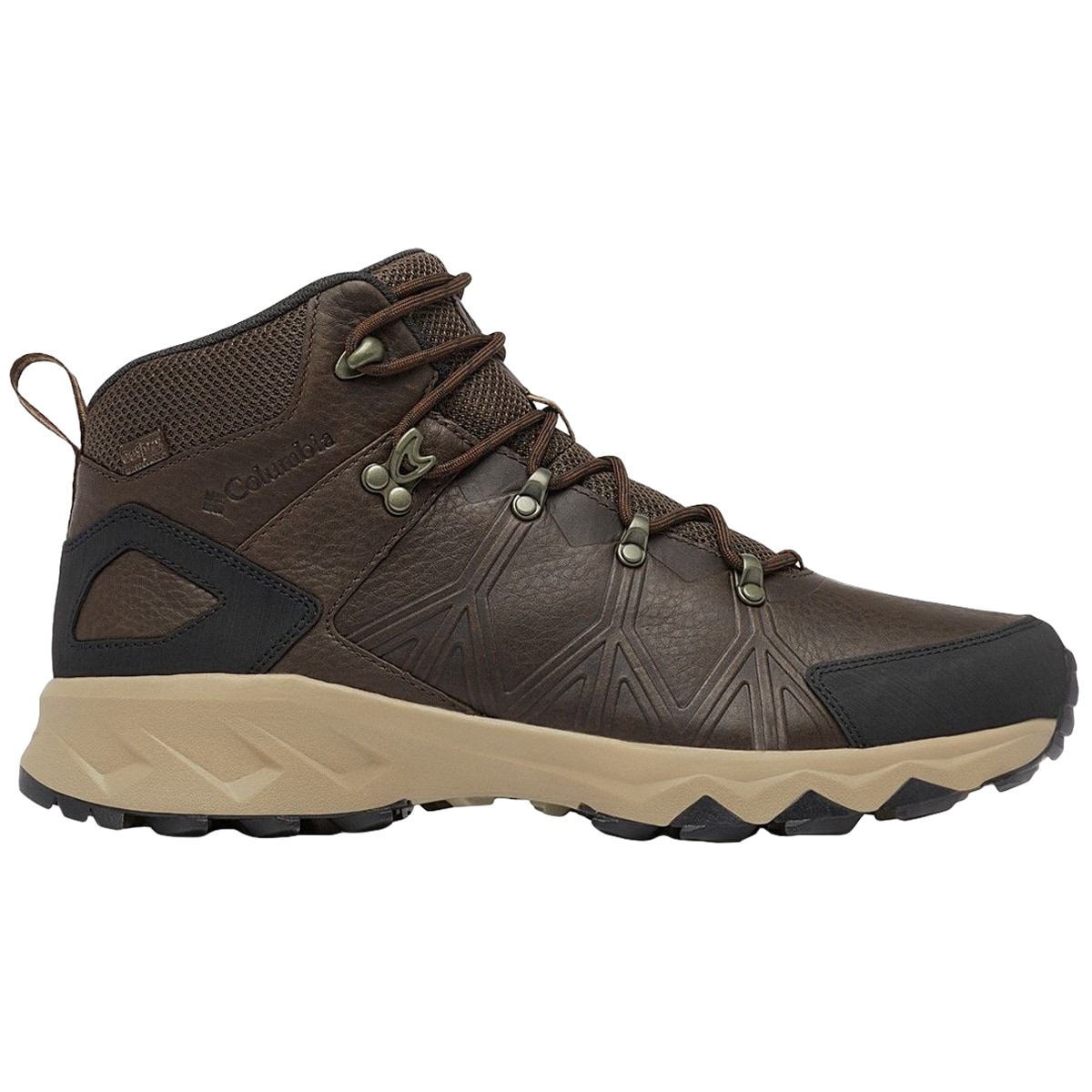 Chaussures PeakFreak II Mid OutDry Leather Columbia - Cordovan/Black