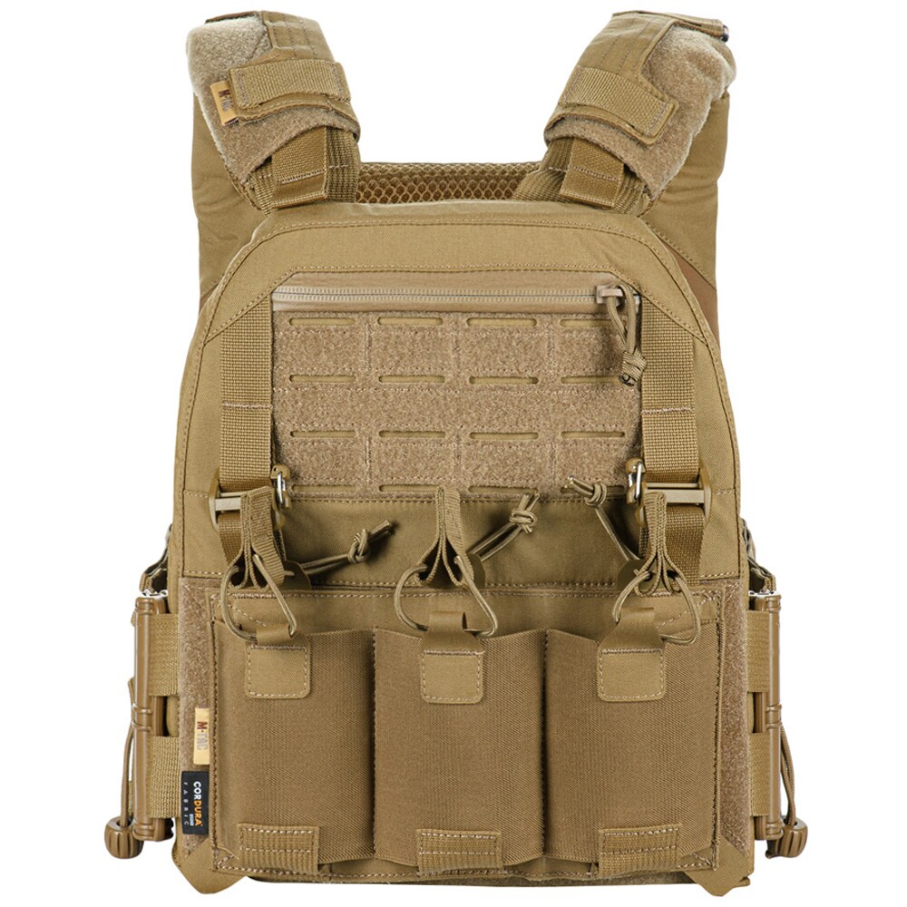 Gilet tactique de type Plate Carrier Cuirass Elite M-Tac - Coyote