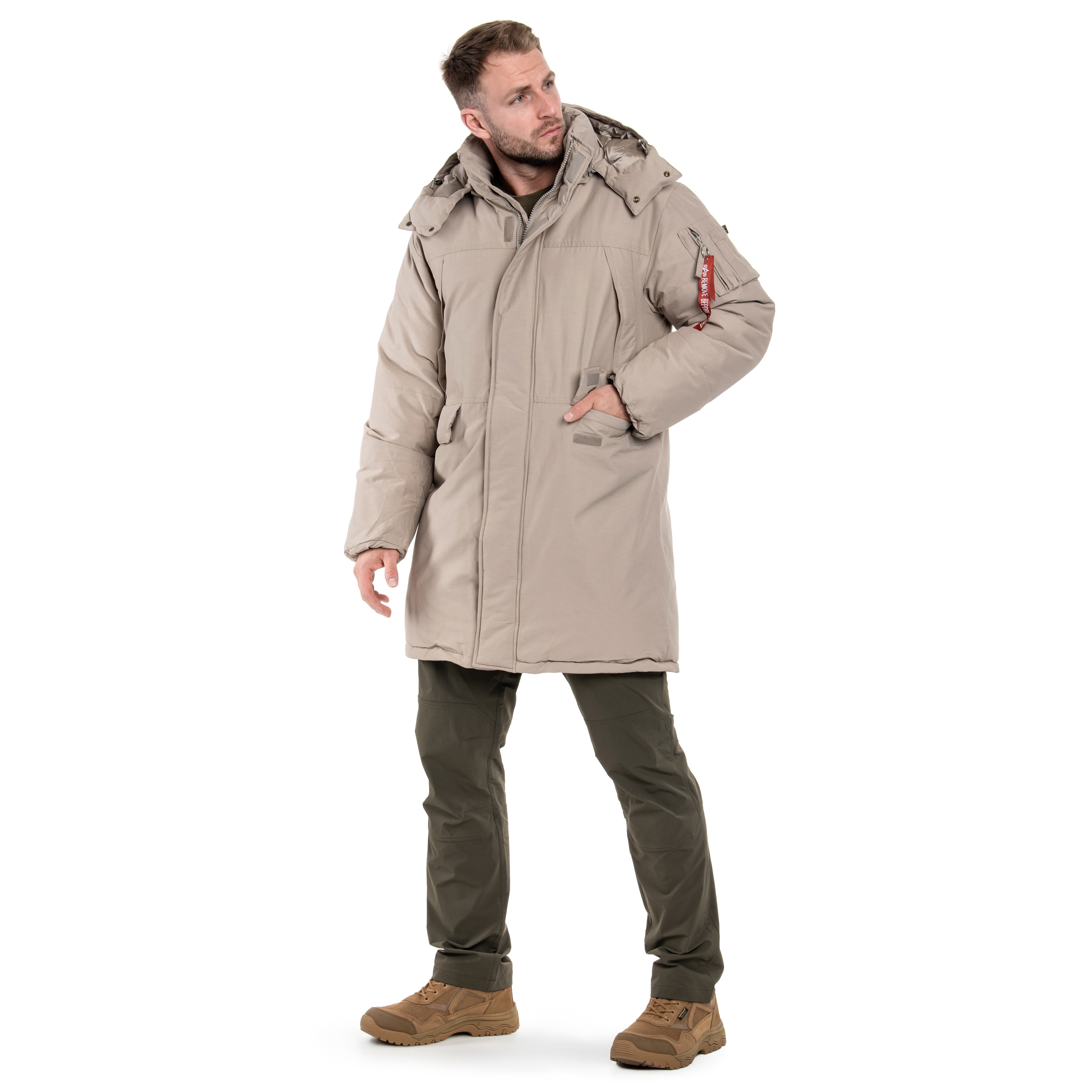 Veste Puffer Parka Alpha Industries - Vintage Sand