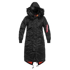 Veste pour femmes Long Fishtail Alpha Industries - Black
