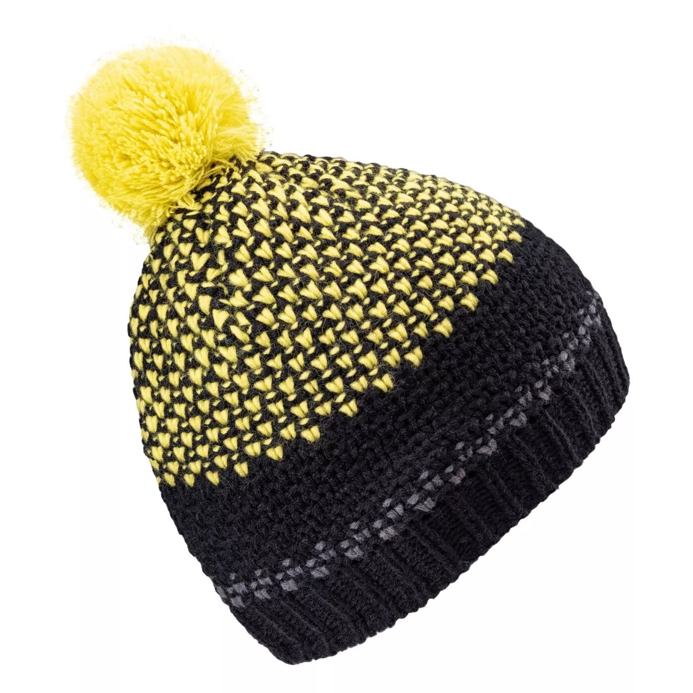 Bonnet pour enfant Hervin Jr Hi-Tec - Black/Sulphur Spring