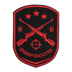 Patch Sharpshooter 65 x 90 mm - Red