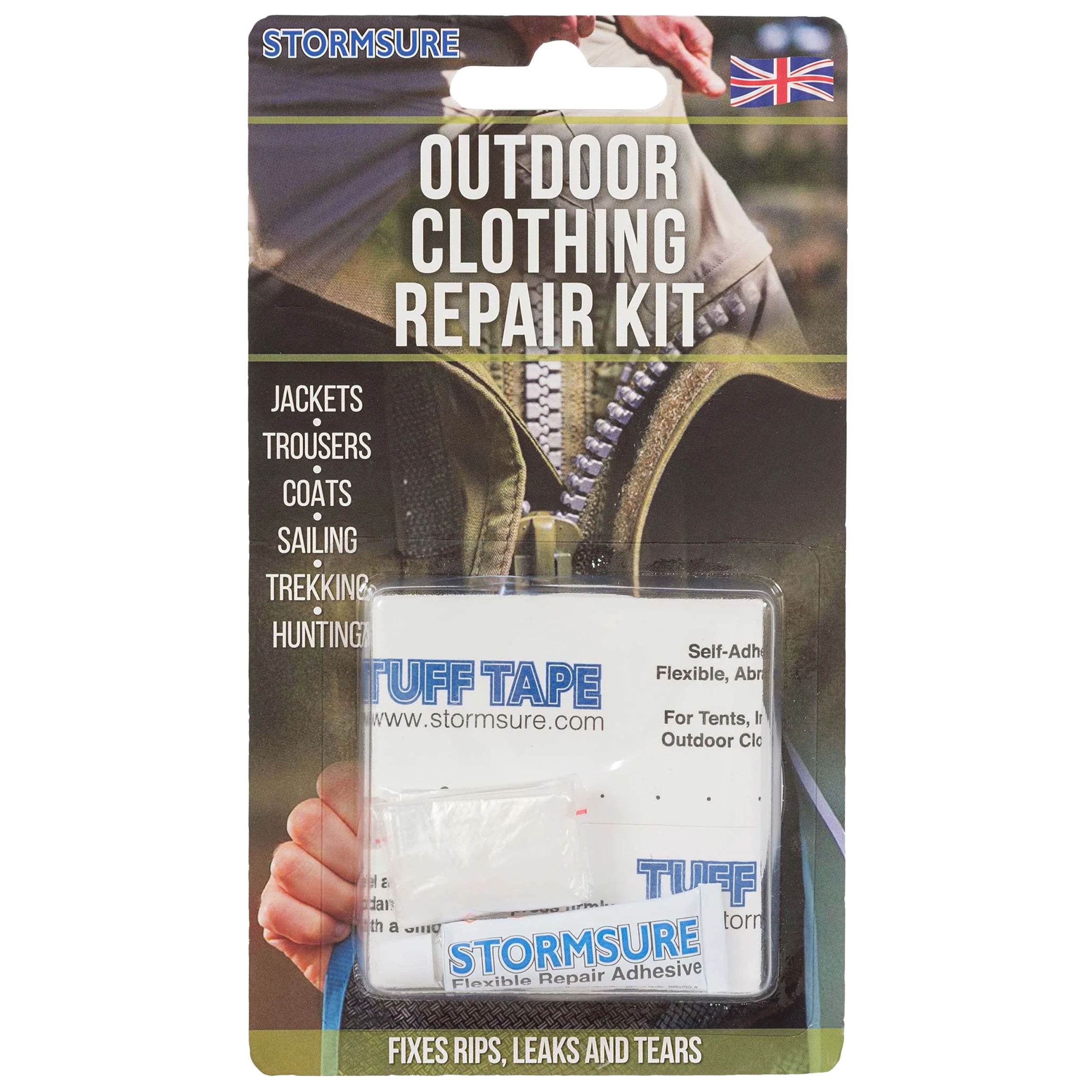 Kit de réparation pour vêtements Stormsure Clothing Repair Kit Highlander Outdoor