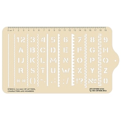 Règle Ecopybook Tactical Stencil Symbols NATO M-Tac