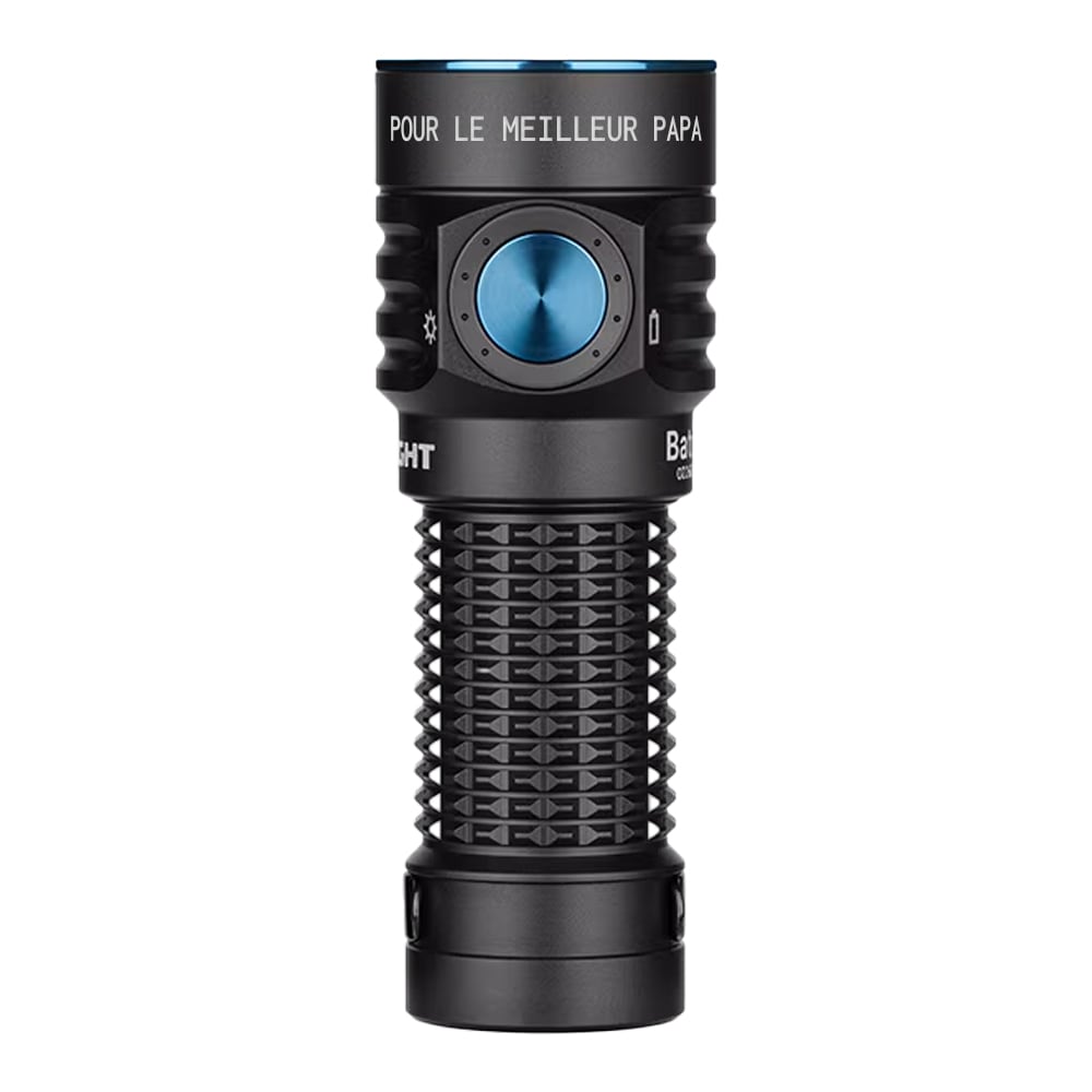 Lampe de poche rechargeable Baton Turbo 1000 lumens Olight - Black