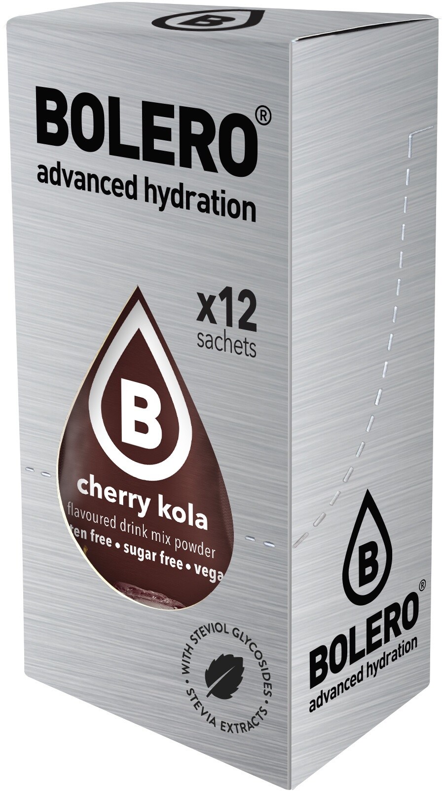 Boisson en poudre Cherry Cola avec stévia 3 g - 12 pcs. Bolero