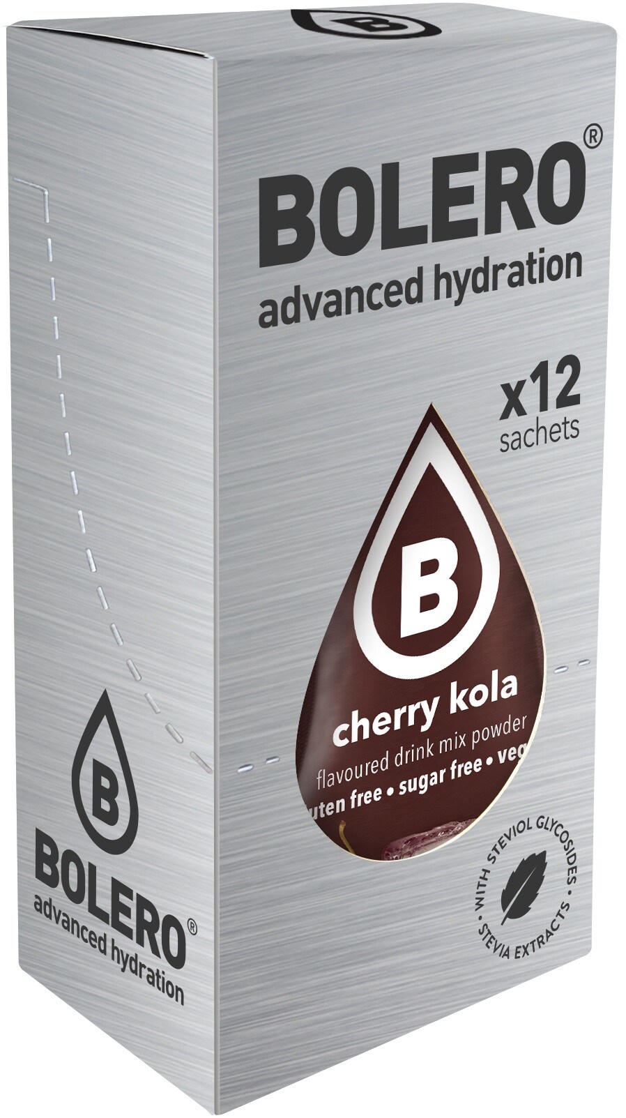 Boisson en poudre Cherry Cola avec stévia 3 g - 12 pcs. Bolero