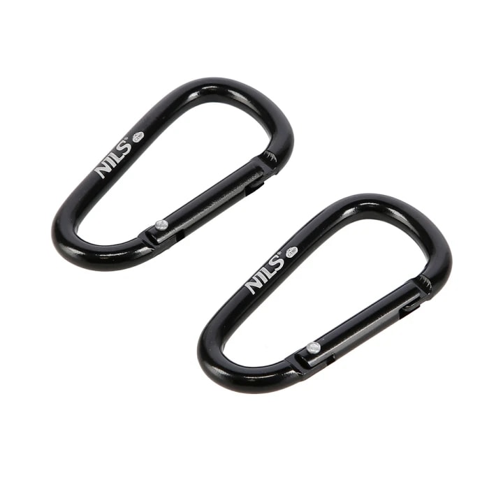 Mousqueton 2 pcs. Nils Camp NC1710 - Black