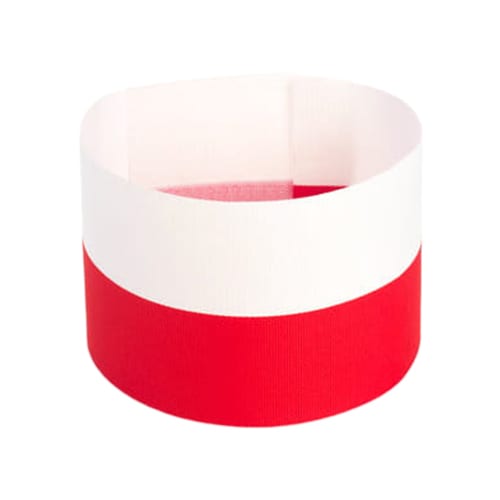 Brassard - Blanc et rouge