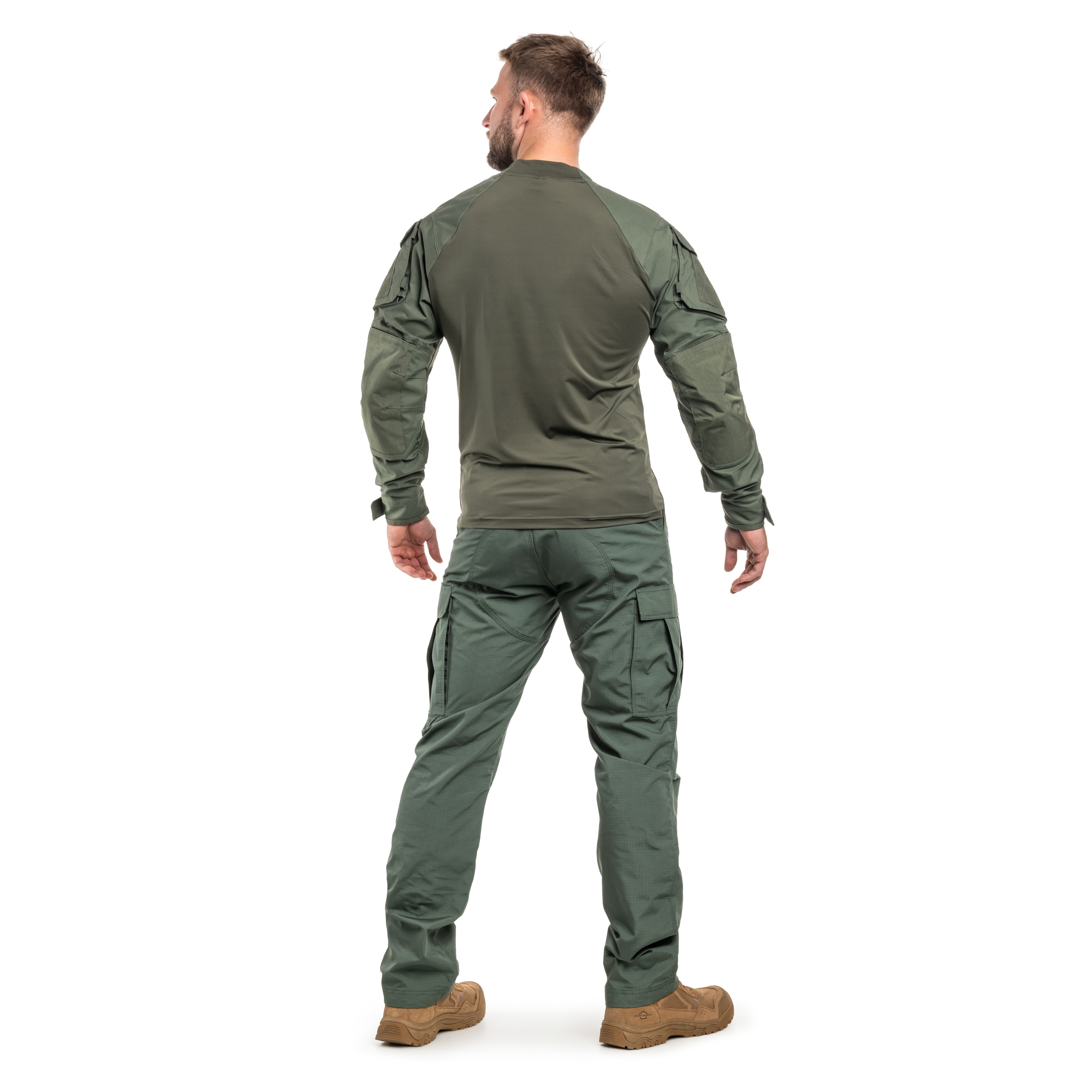 Sweatshirt Wolf Combat Shirt Pentagon - Camo Green