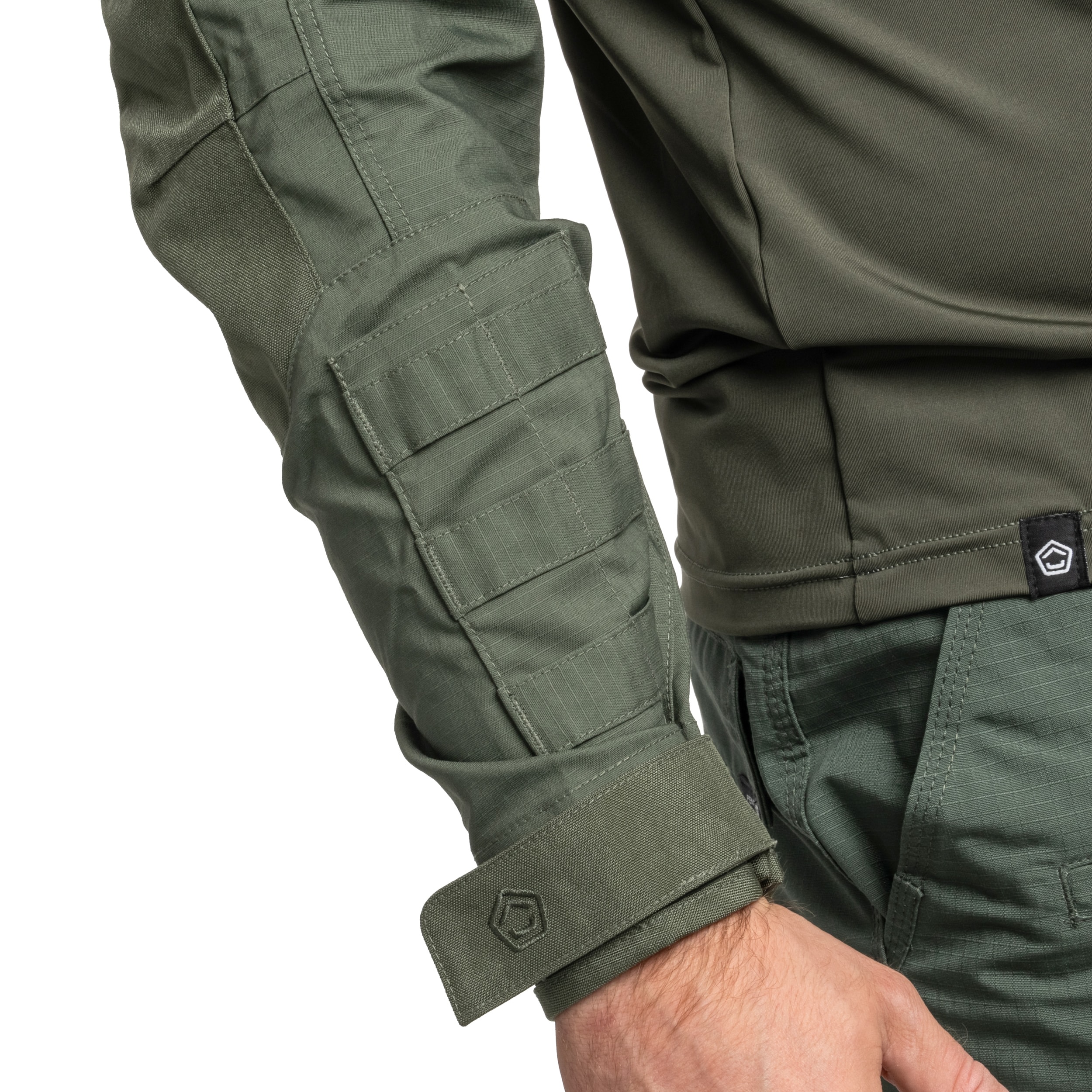 Sweatshirt Wolf Combat Shirt Pentagon - Camo Green