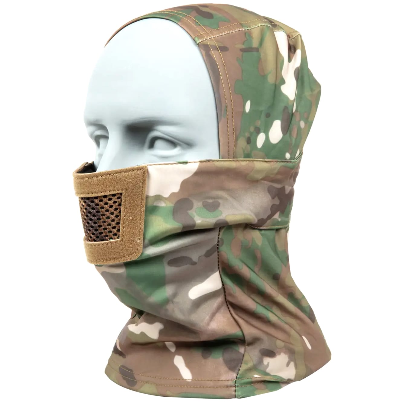 Cagoule Knight avec protecteur Specna Arms - MultiCam