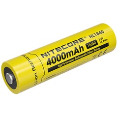 Batterie NL1840 18650 3,6 V - 4000 mAh Nitecore
