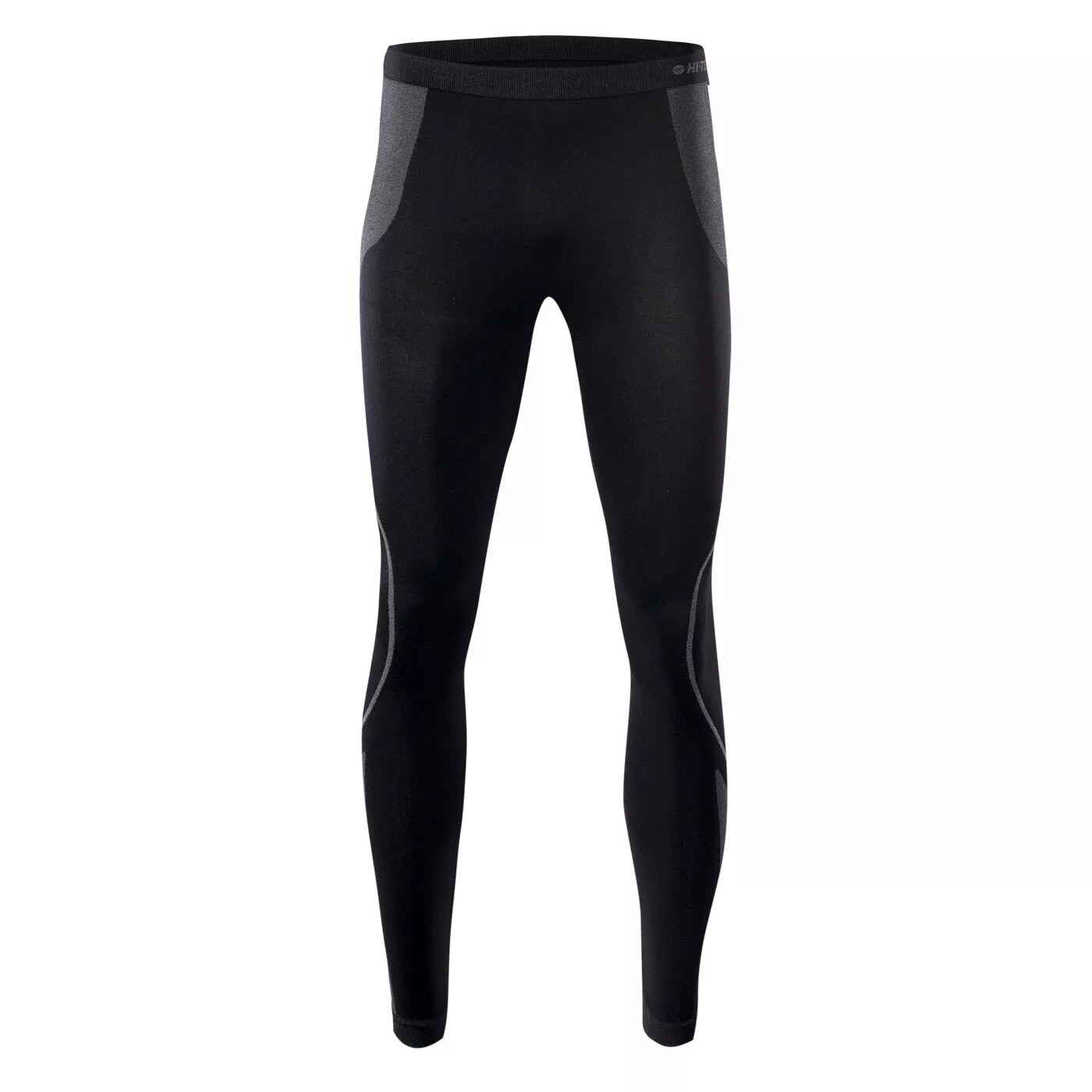 Leggings thermoactifs pour hommes Buraz Hi-Tec - Black/Grey