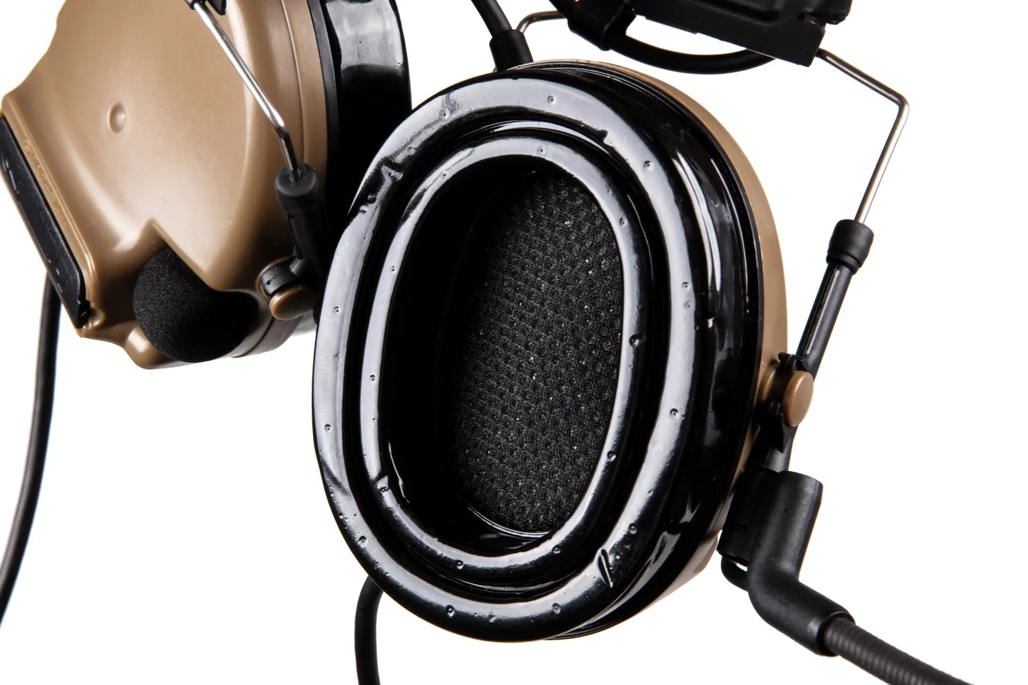 Protecteurs auditifs actifs Tac-Sky ComTac III Dual Silicone Earmuffs - Flat Dark Earth