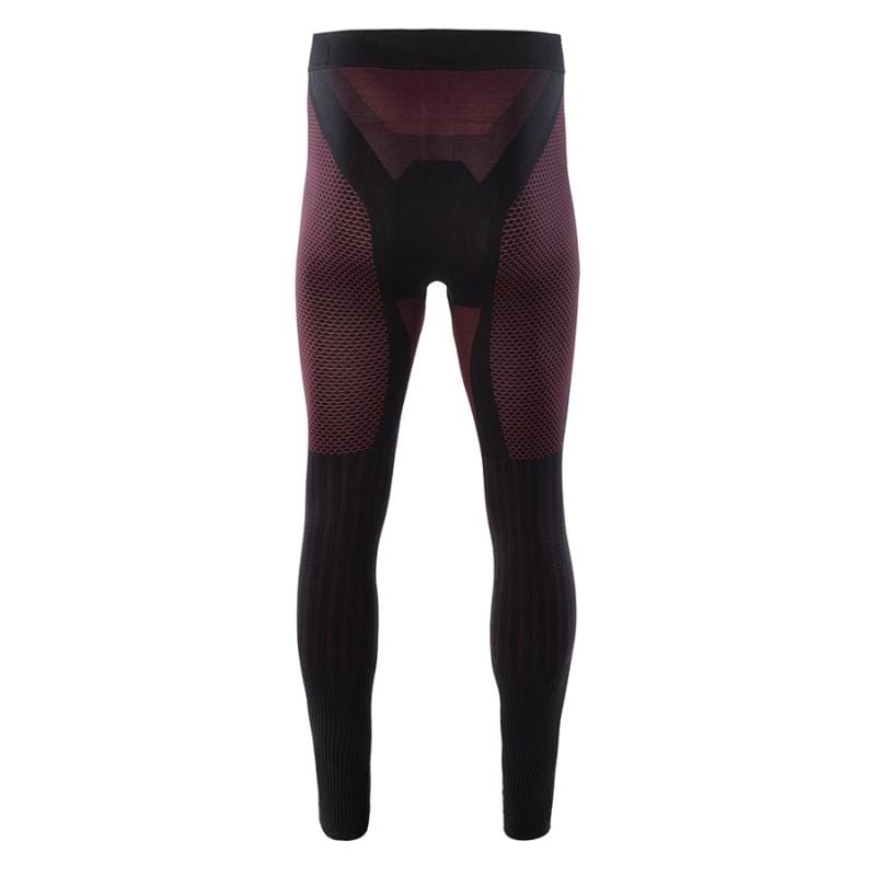 Leggings thermoactifs pour hommes Hino Hi-Tec - Black/Red