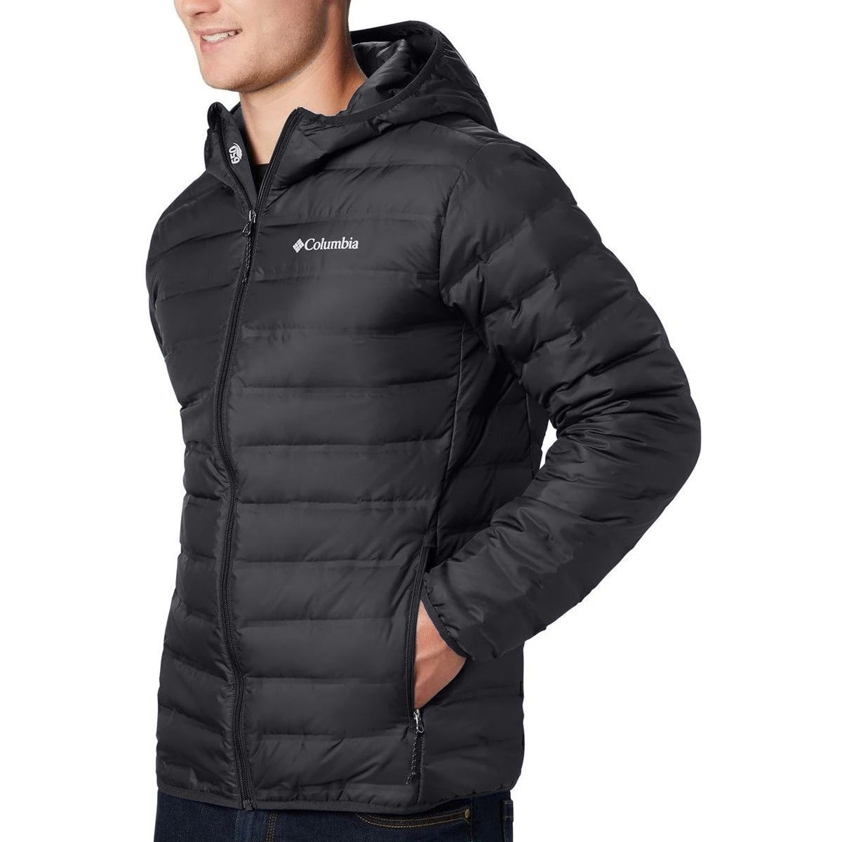 Veste Lake 22 II Down Hooded Columbia - Black