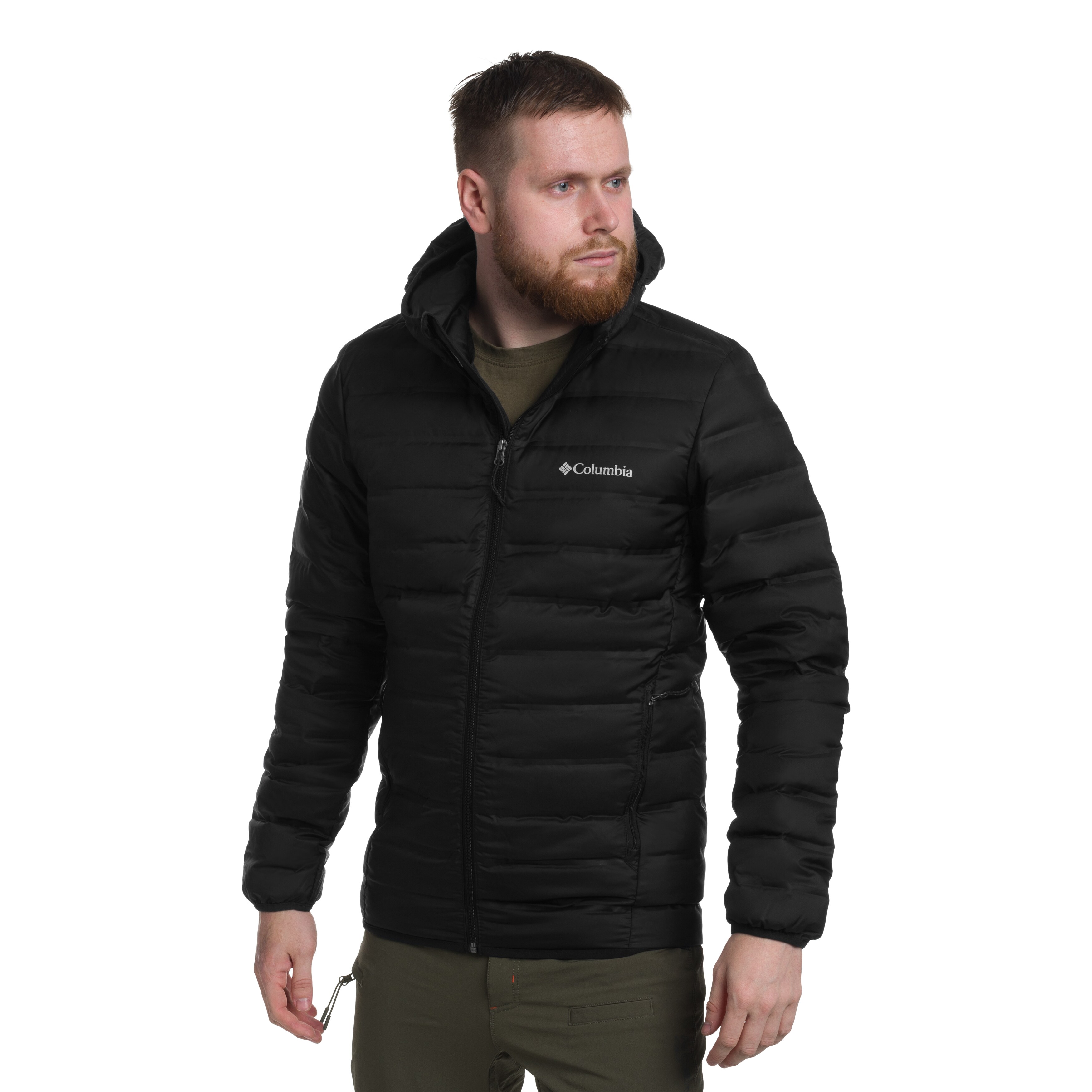 Veste Lake 22 II Down Hooded Columbia - Black