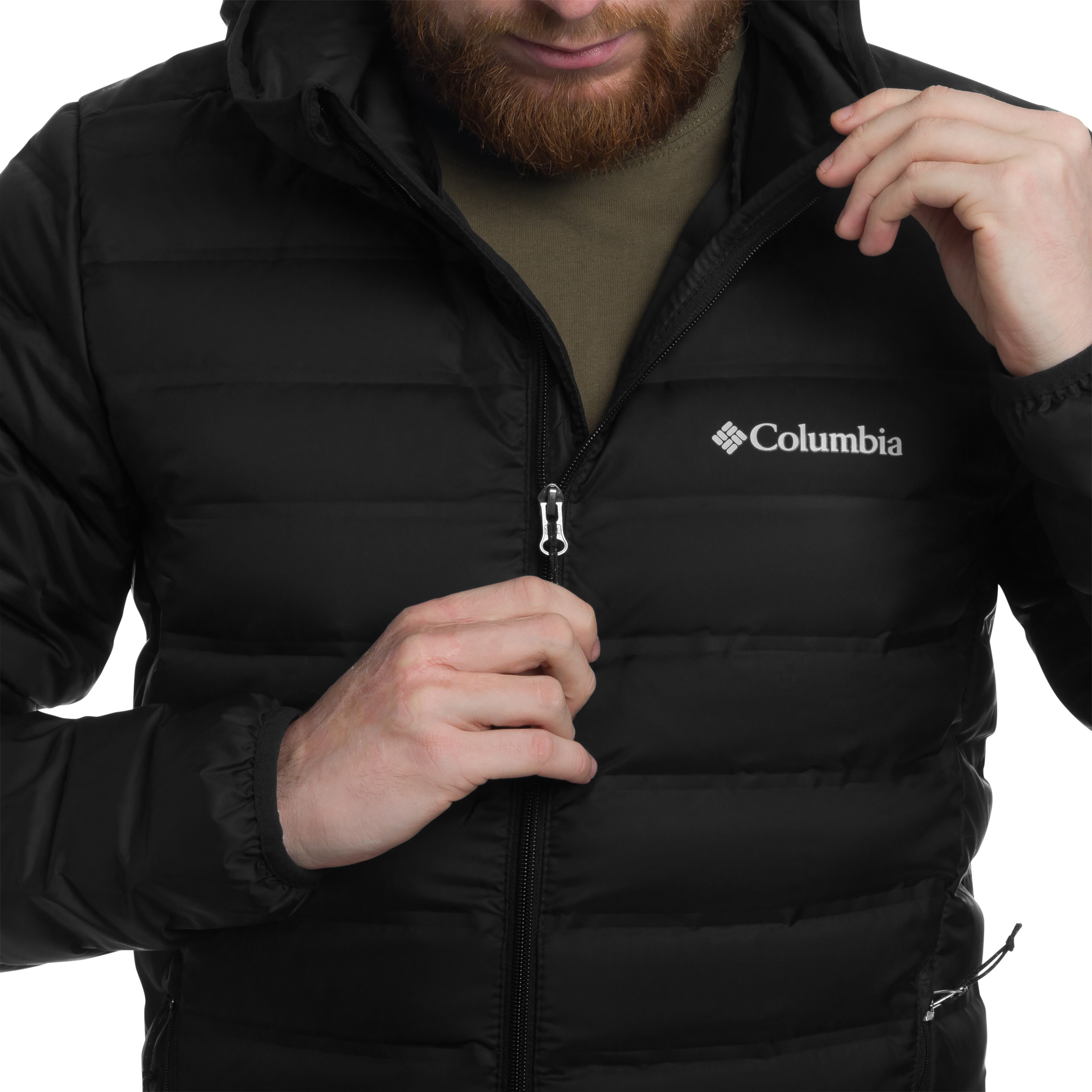 Veste Lake 22 II Down Hooded Columbia - Black