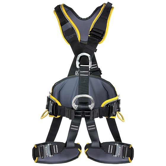 Harnais d'escalade Singing Rock Profi Worker 3D Speed - Black/Yellow