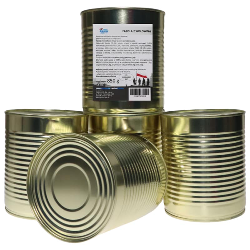 Conserves - Haricots au bœuf 850 g Arpol