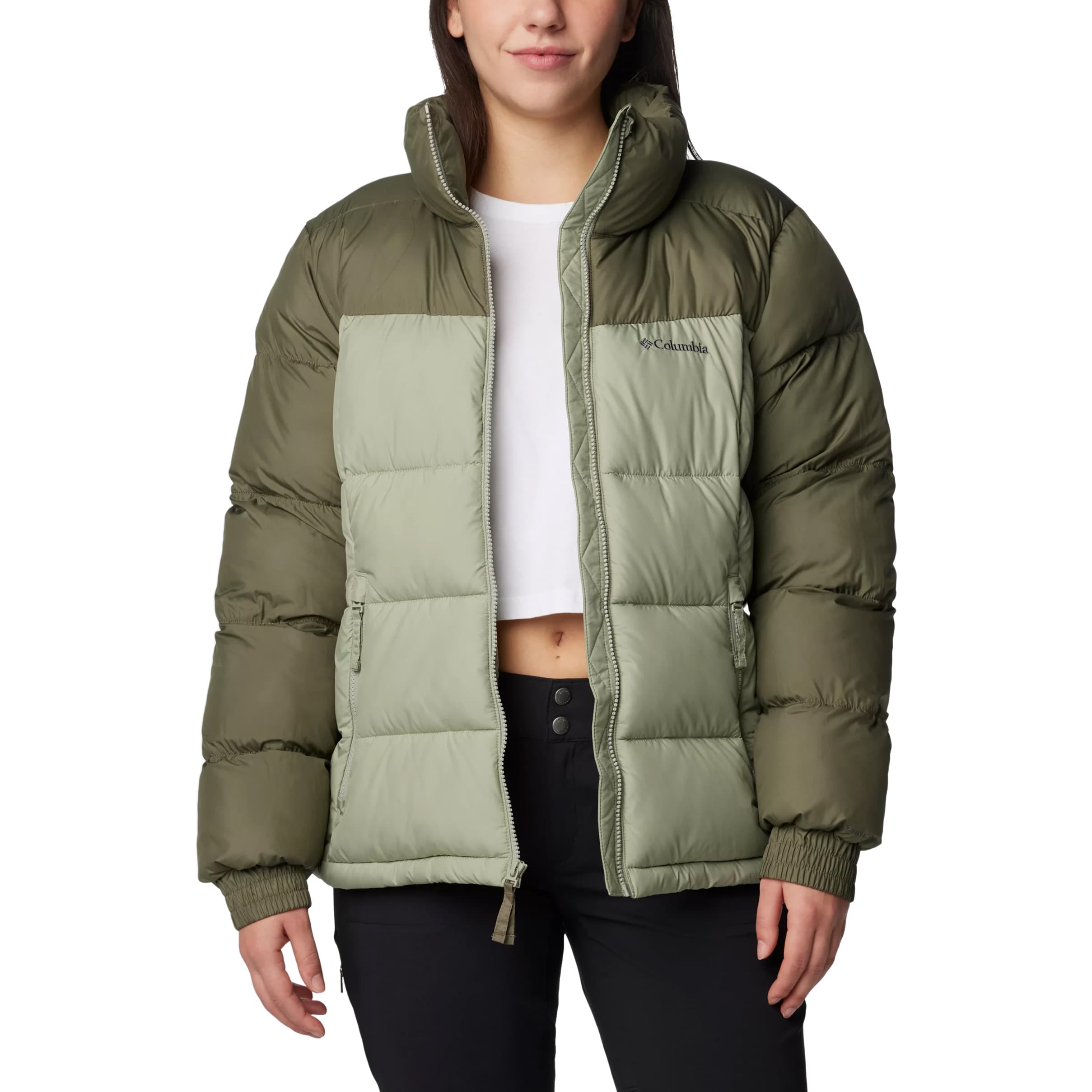 Veste femme Pike Lake Columbia - Stone Green / Safari