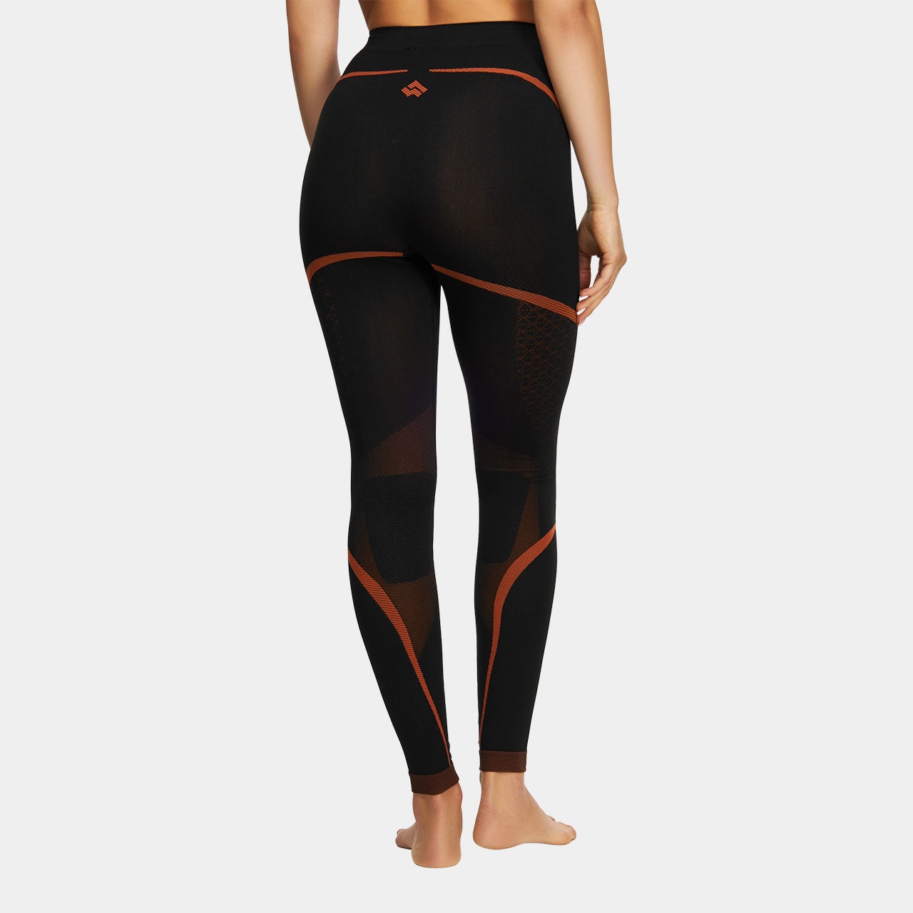 Sous-vêtements thermiques pour femmes Littlehammer Set Alpinus - Noir/orange