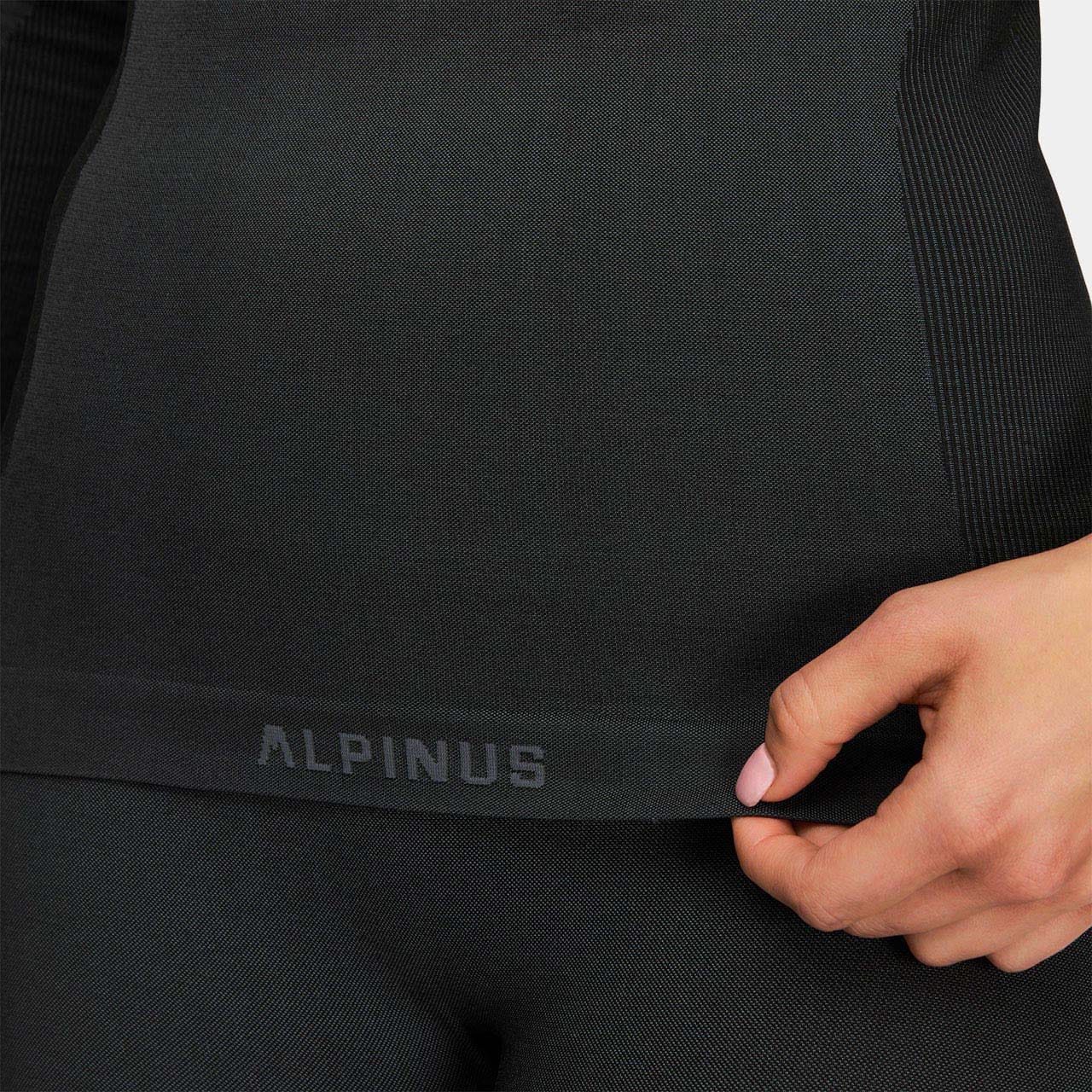 Sous-vêtements thermiques pour femmes Alpinus Moelv Set - Black