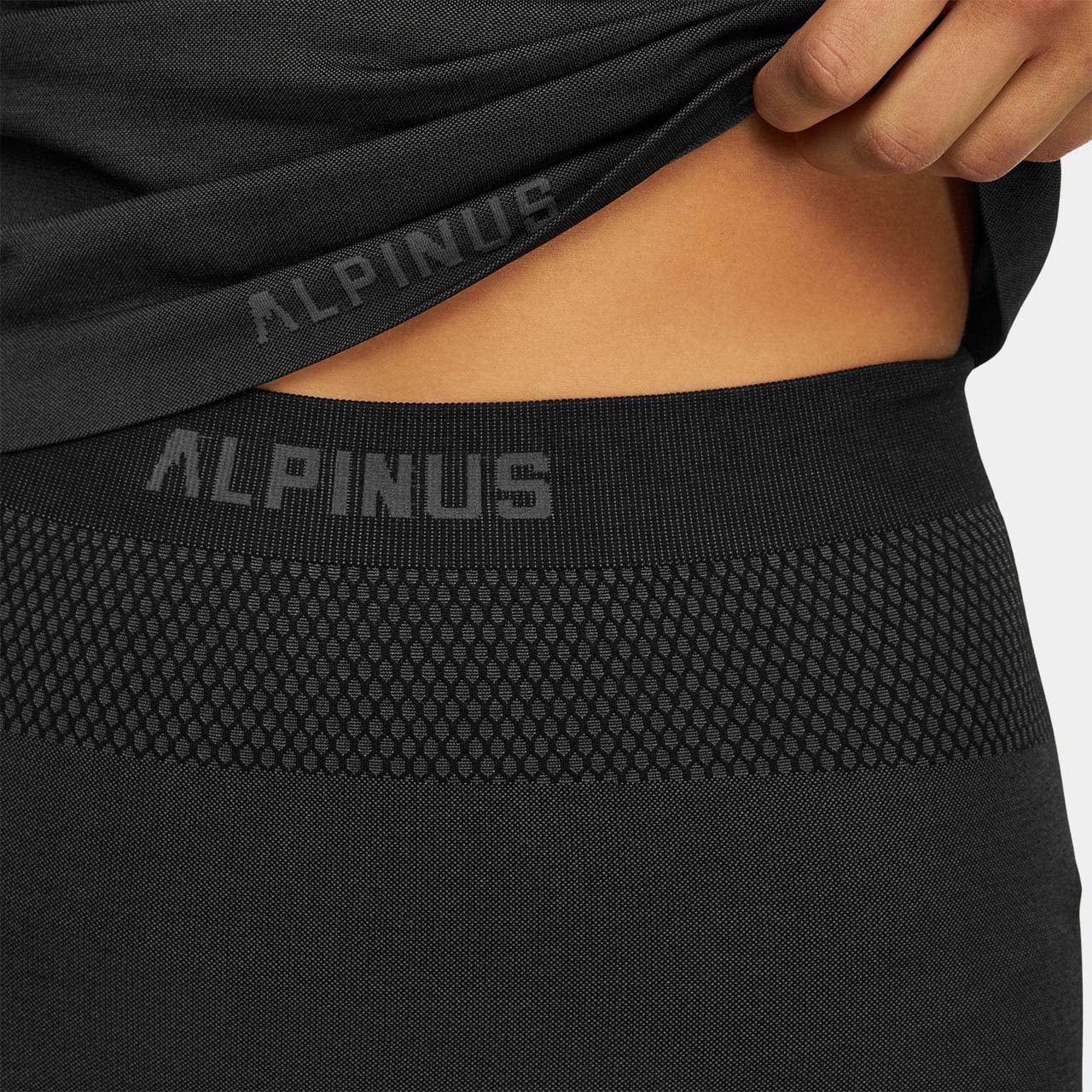 Sous-vêtements thermiques pour femmes Alpinus Moelv Set - Black