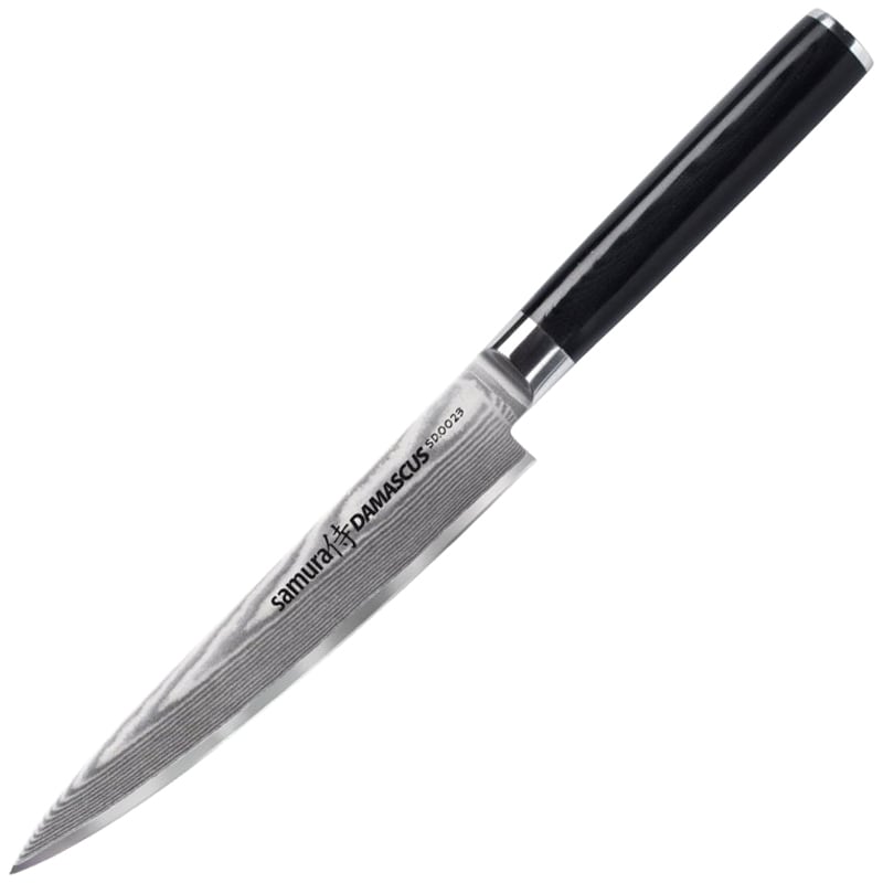 Couteau de cuisine Damascus Utility 15 cm Samura - Black