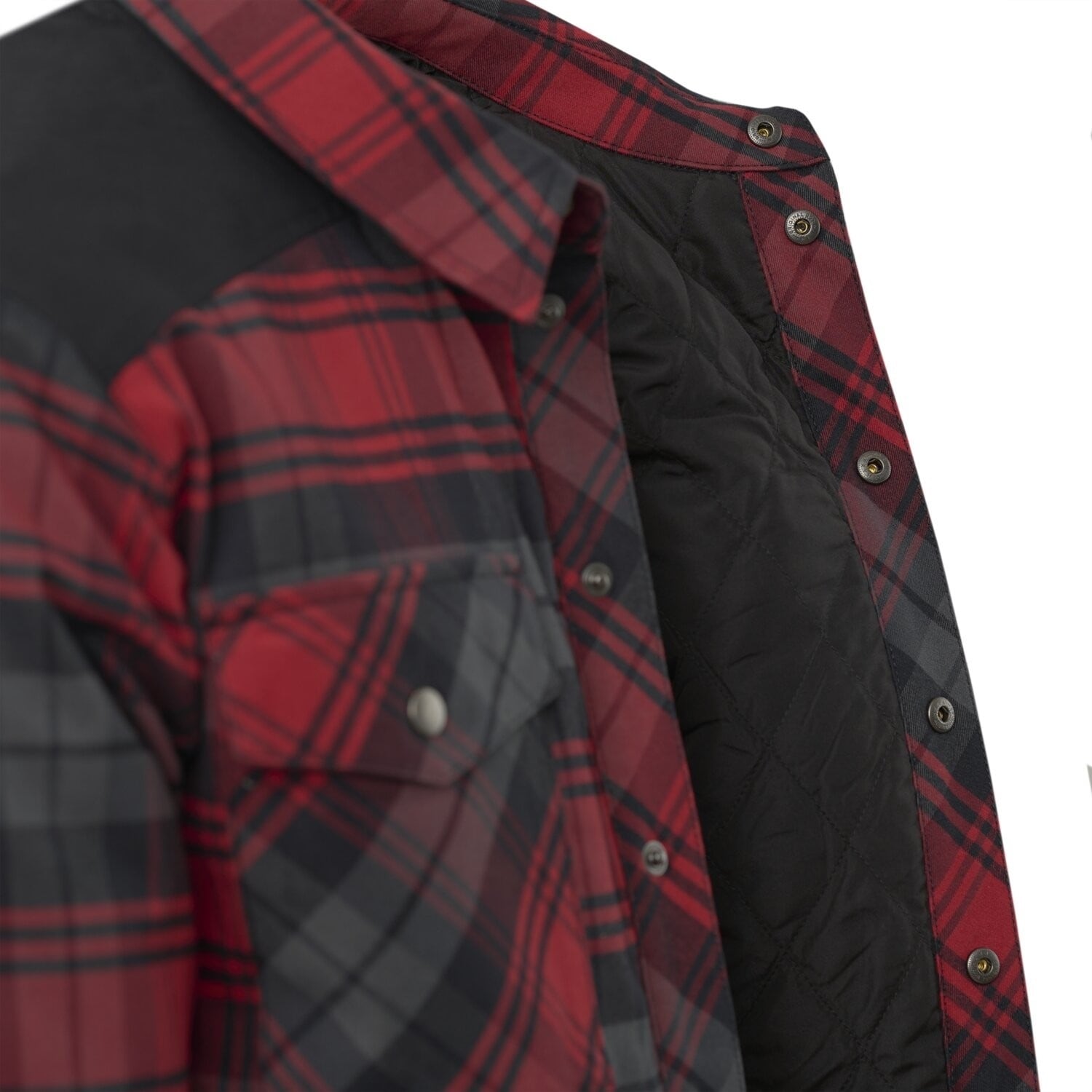 Chemise Winter Warden Long Sleeve Helikon - Slate Crimson Plaid