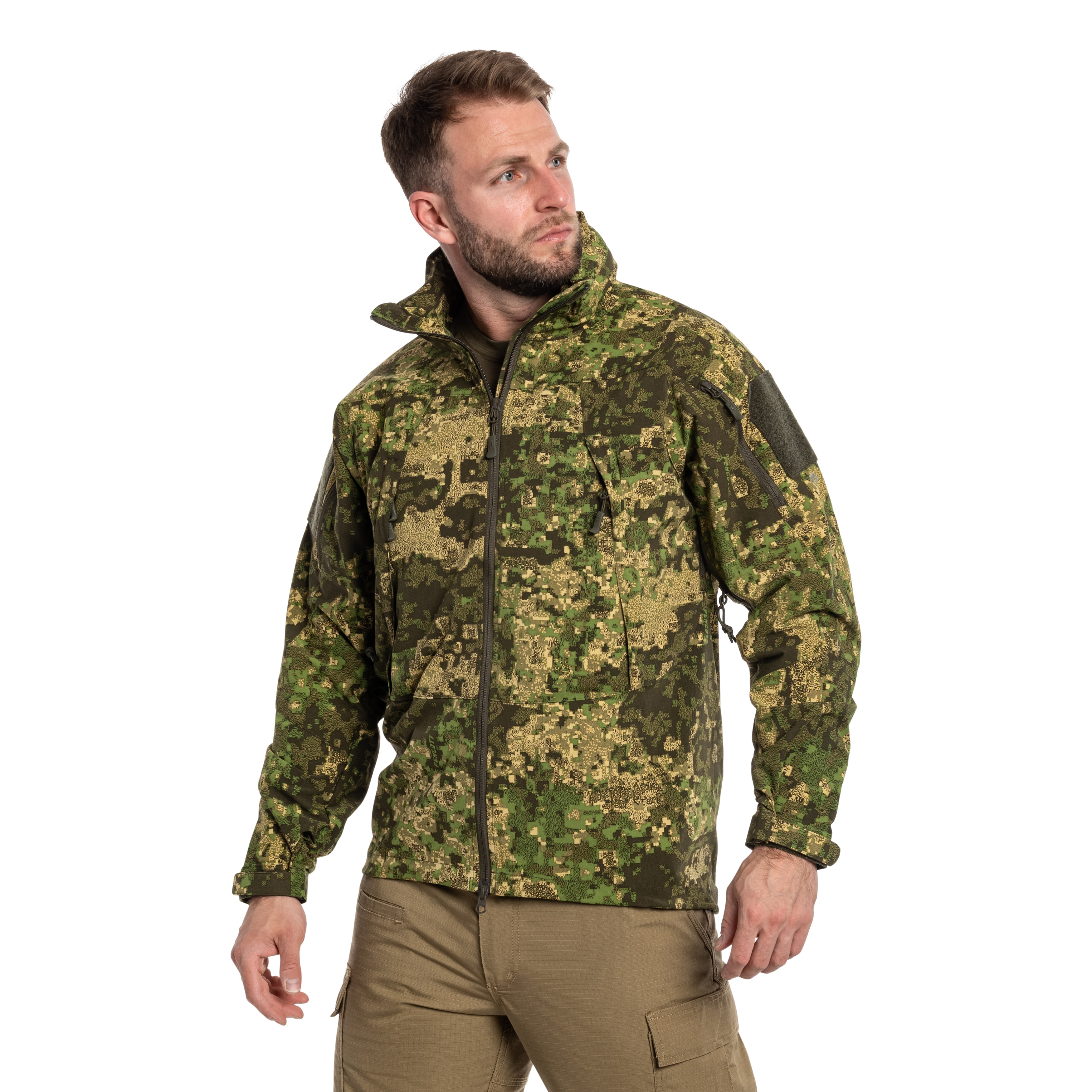 Veste Trooper StormStretch Softshell MK2 Helikon-Tex - Pencott Wildwood